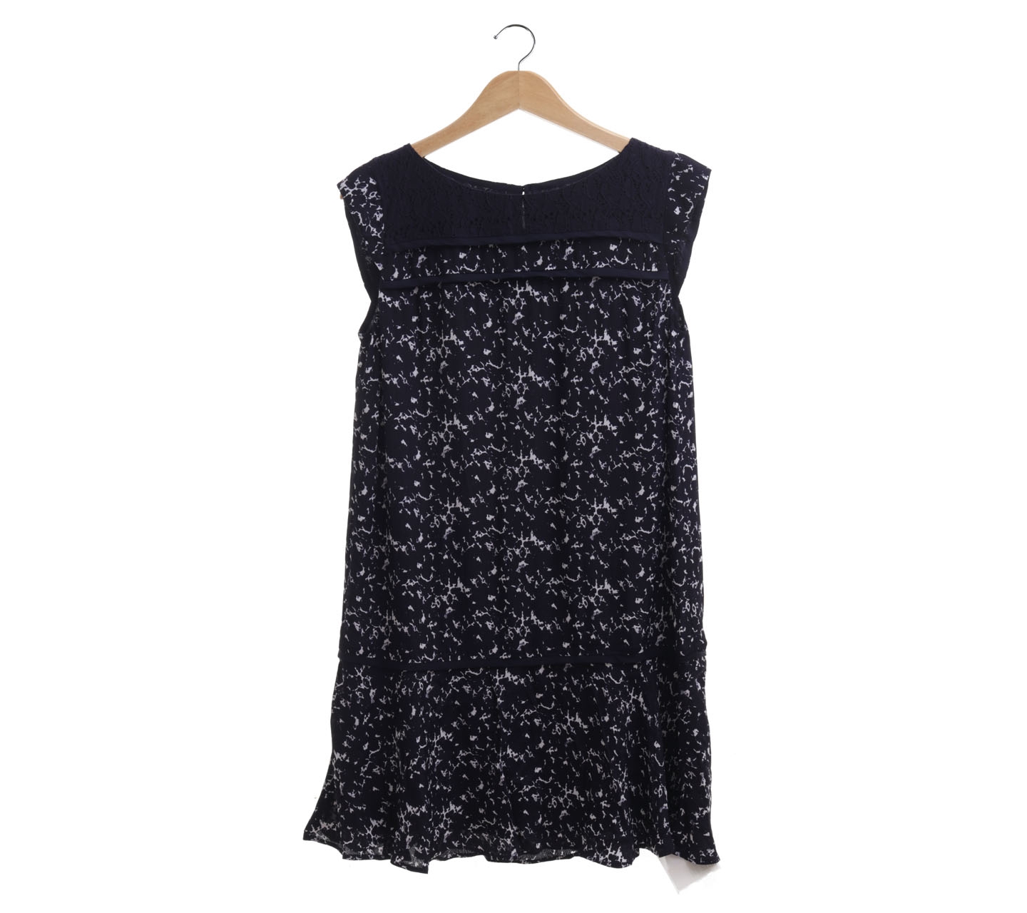 French Connection Navy & White Mini Dress