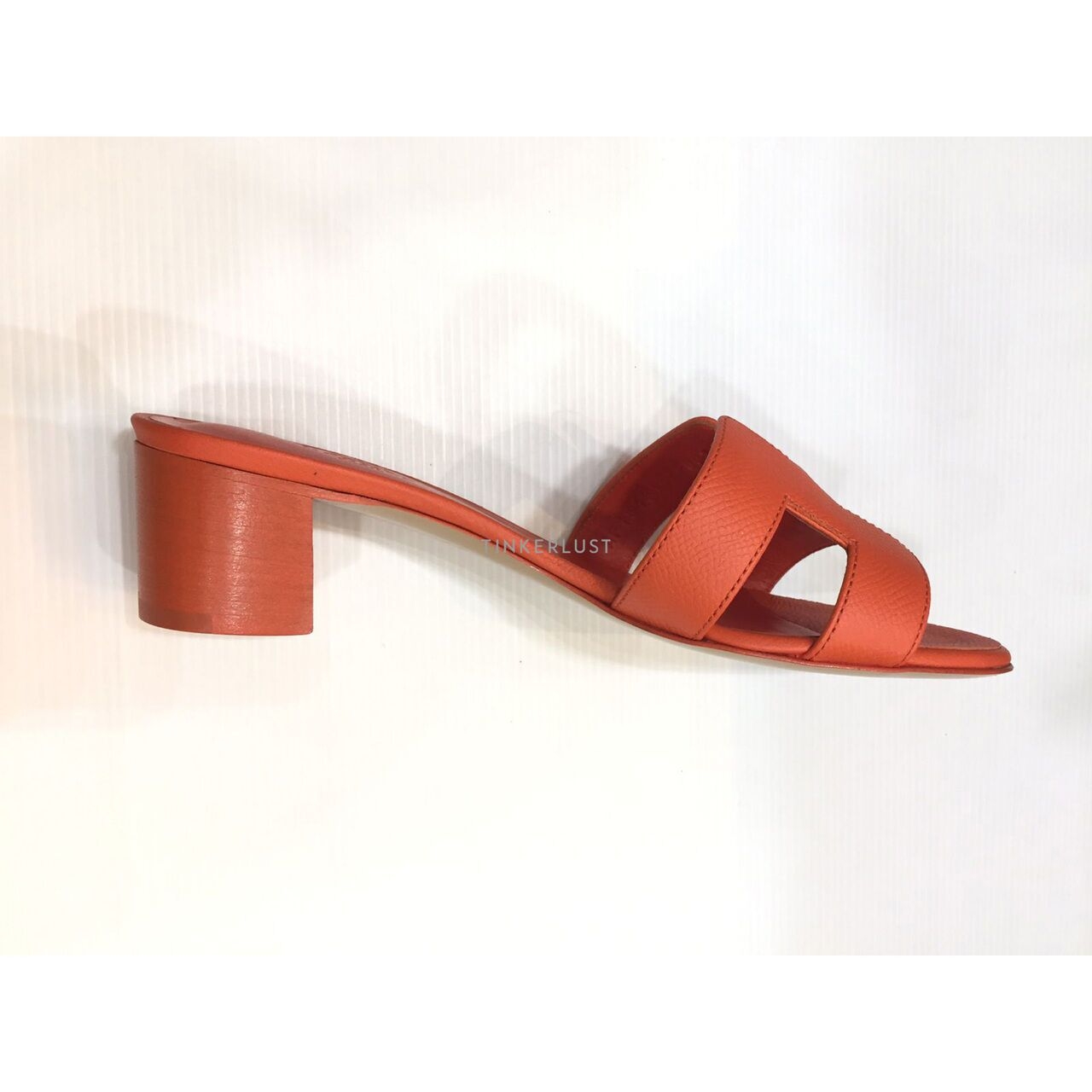 Hermes Oran Oasis Epsom Orange Sandals 