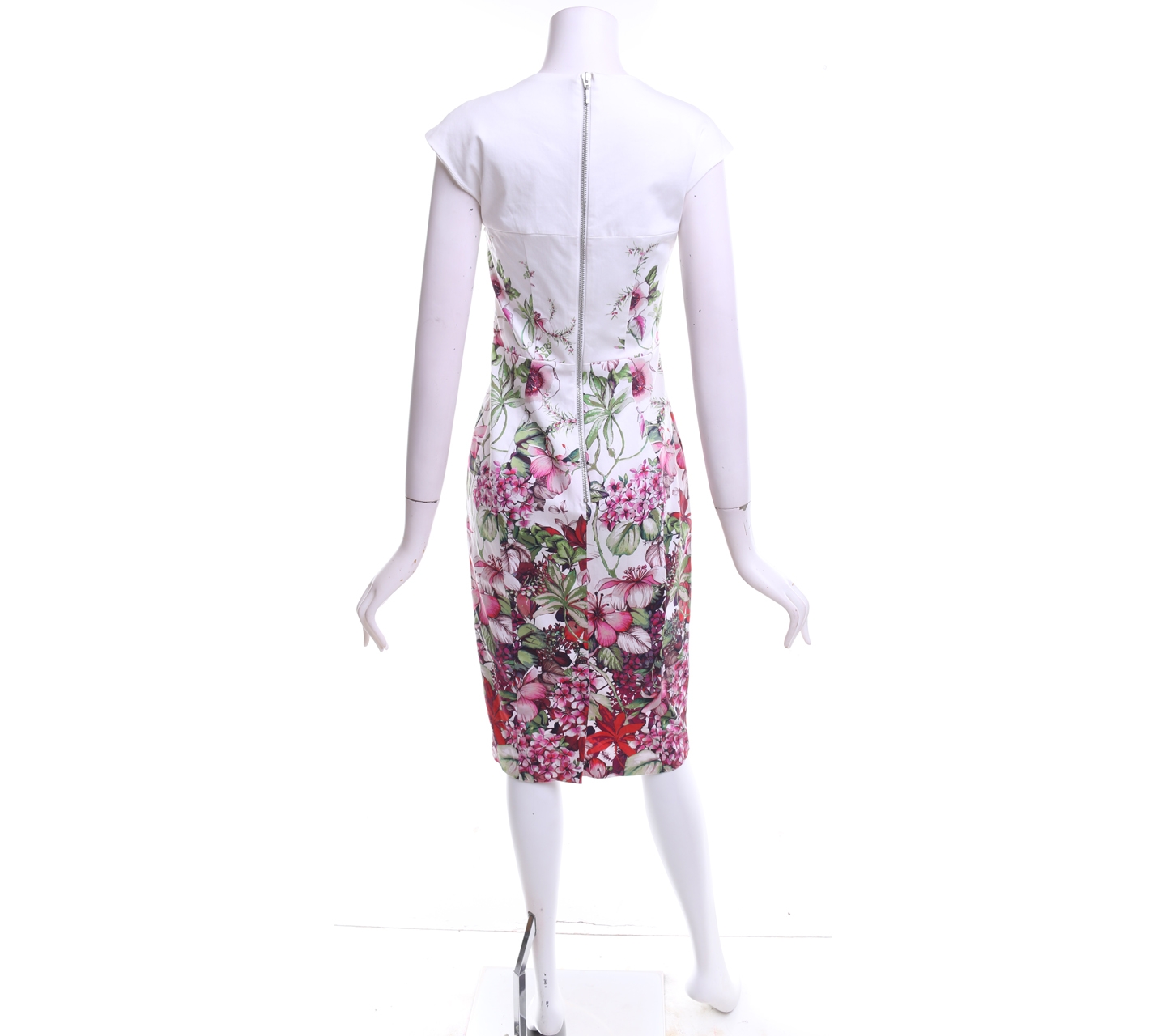 Marks&Spencer Off White Floral Midi Dress