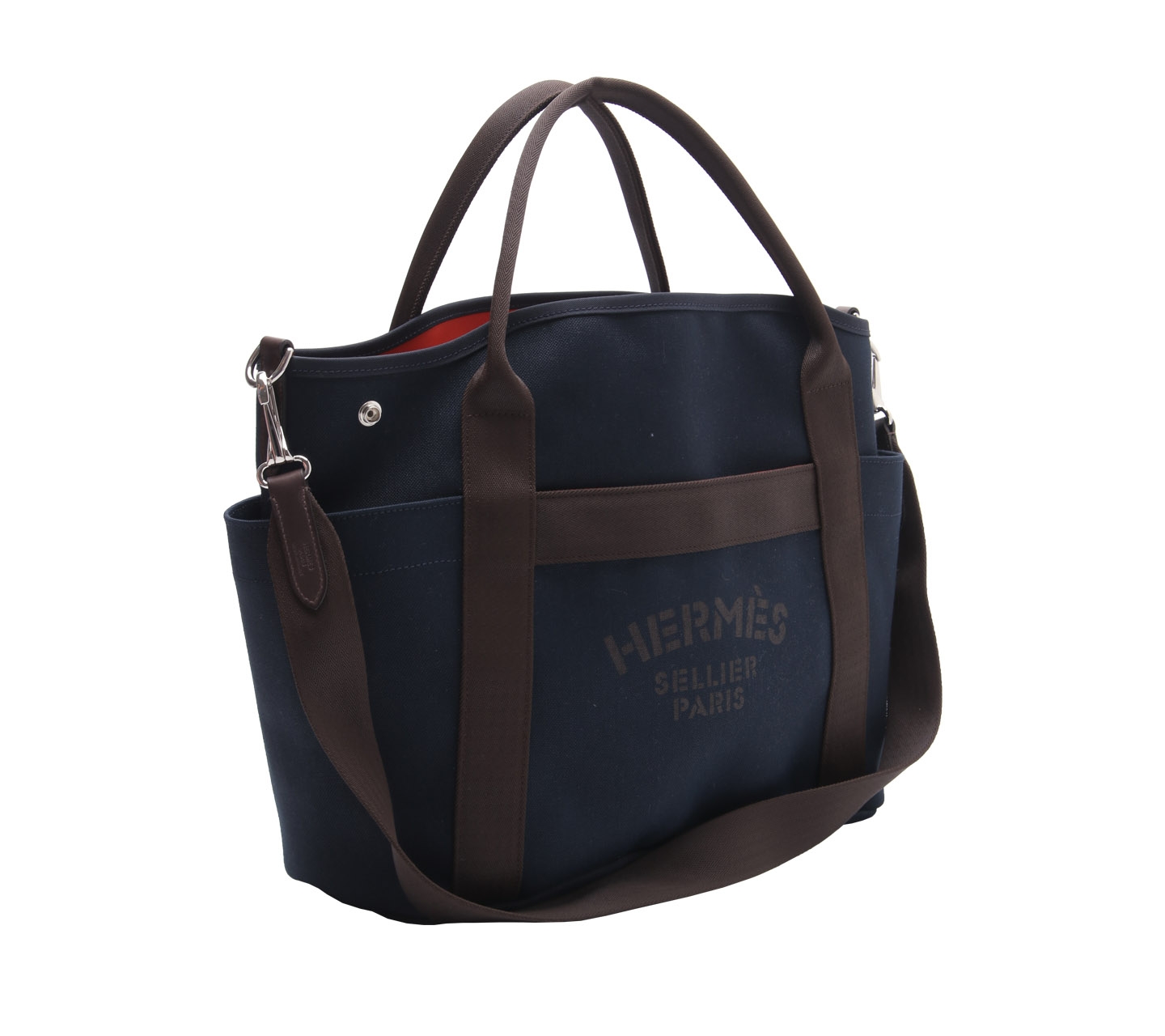 Hermes Dark Blue Satchel