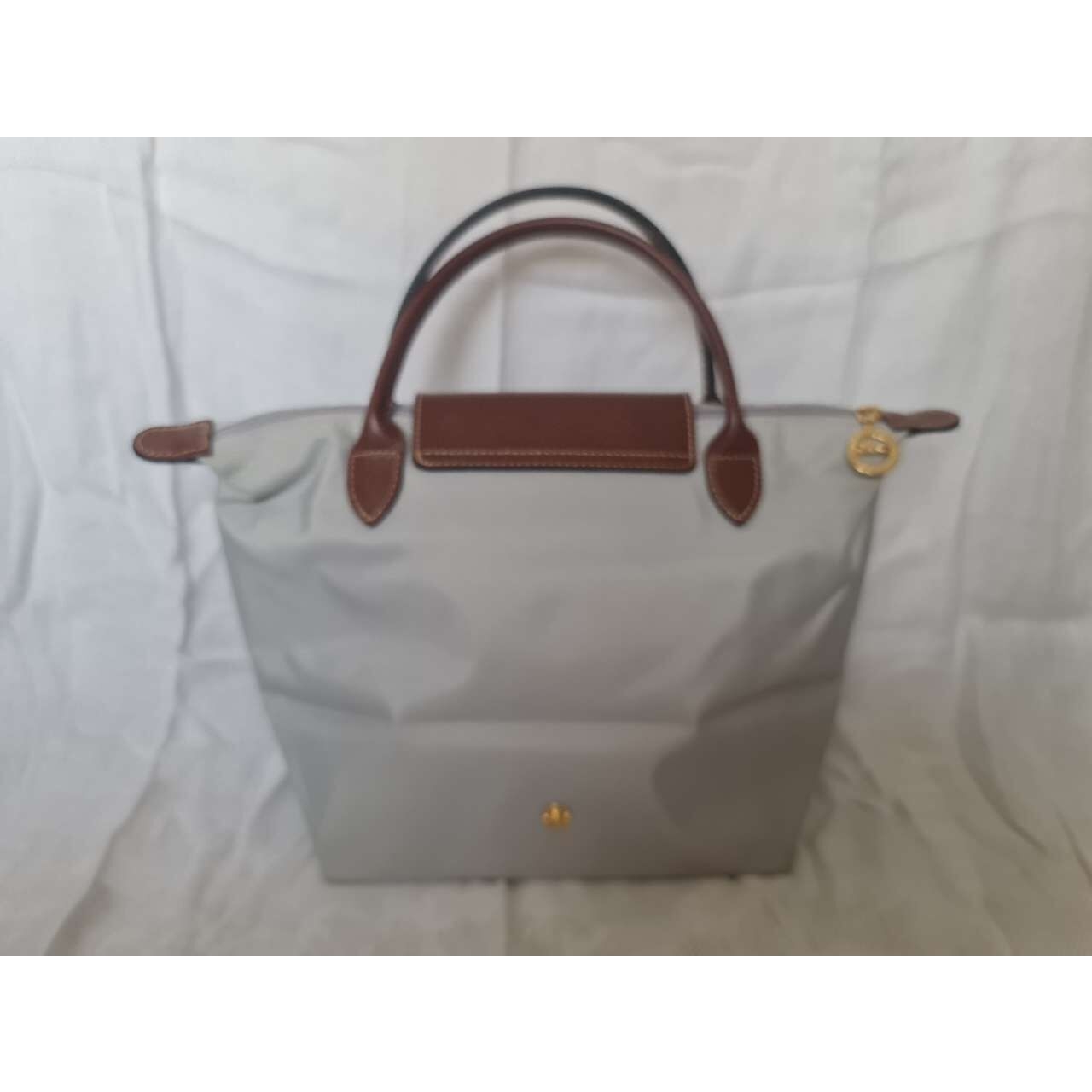 Longchamp Le Pliage Grey Tote Bag