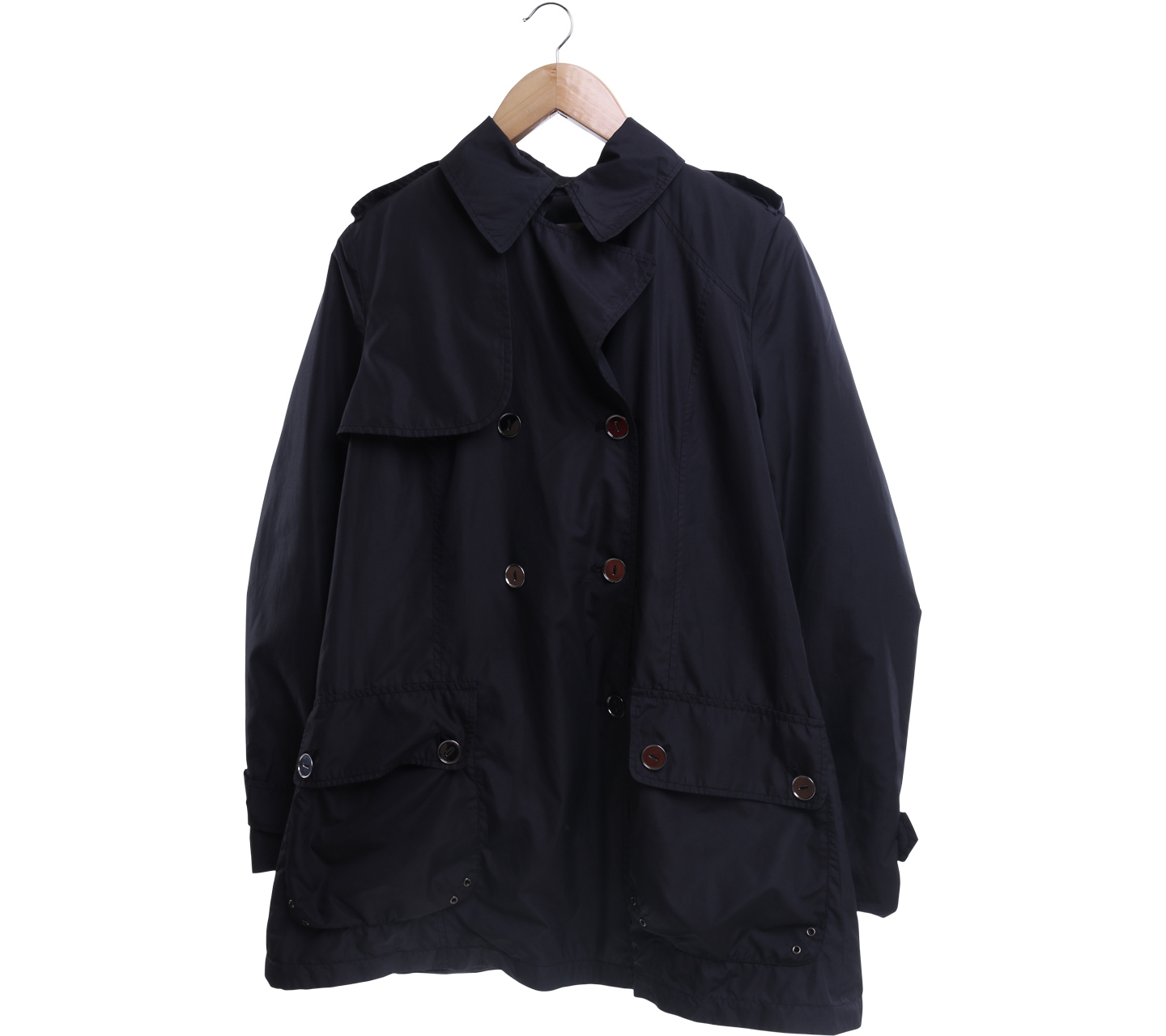 Zara Black Parka Outerwear