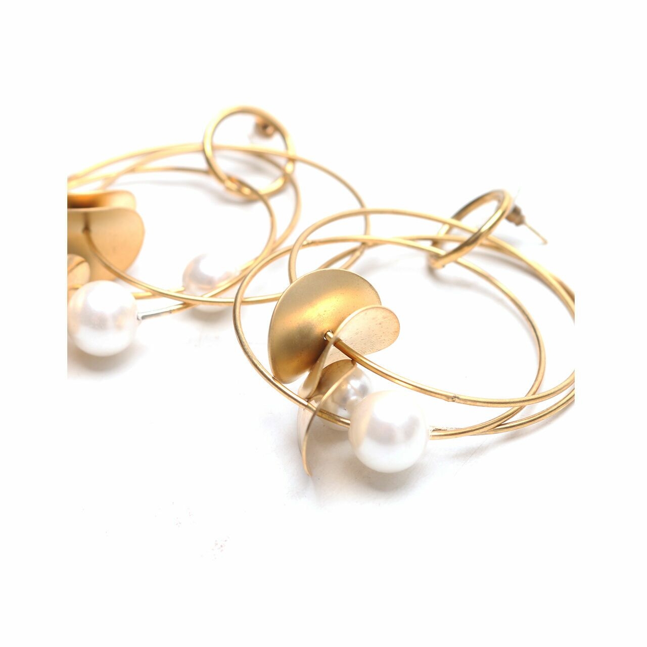 Private Collection Gold Earrings Pearls Jewellery