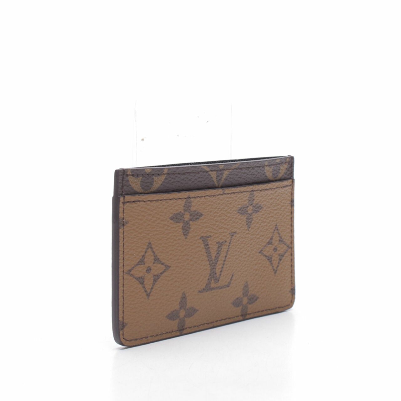 Louis Vuitton Brown Card Holder Reverse Monogram Canvas M69161 Wallet