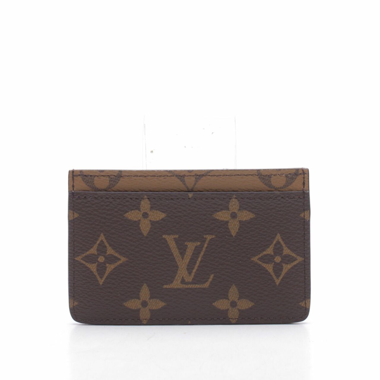 Louis Vuitton Brown Card Holder Reverse Monogram Canvas M69161 Wallet