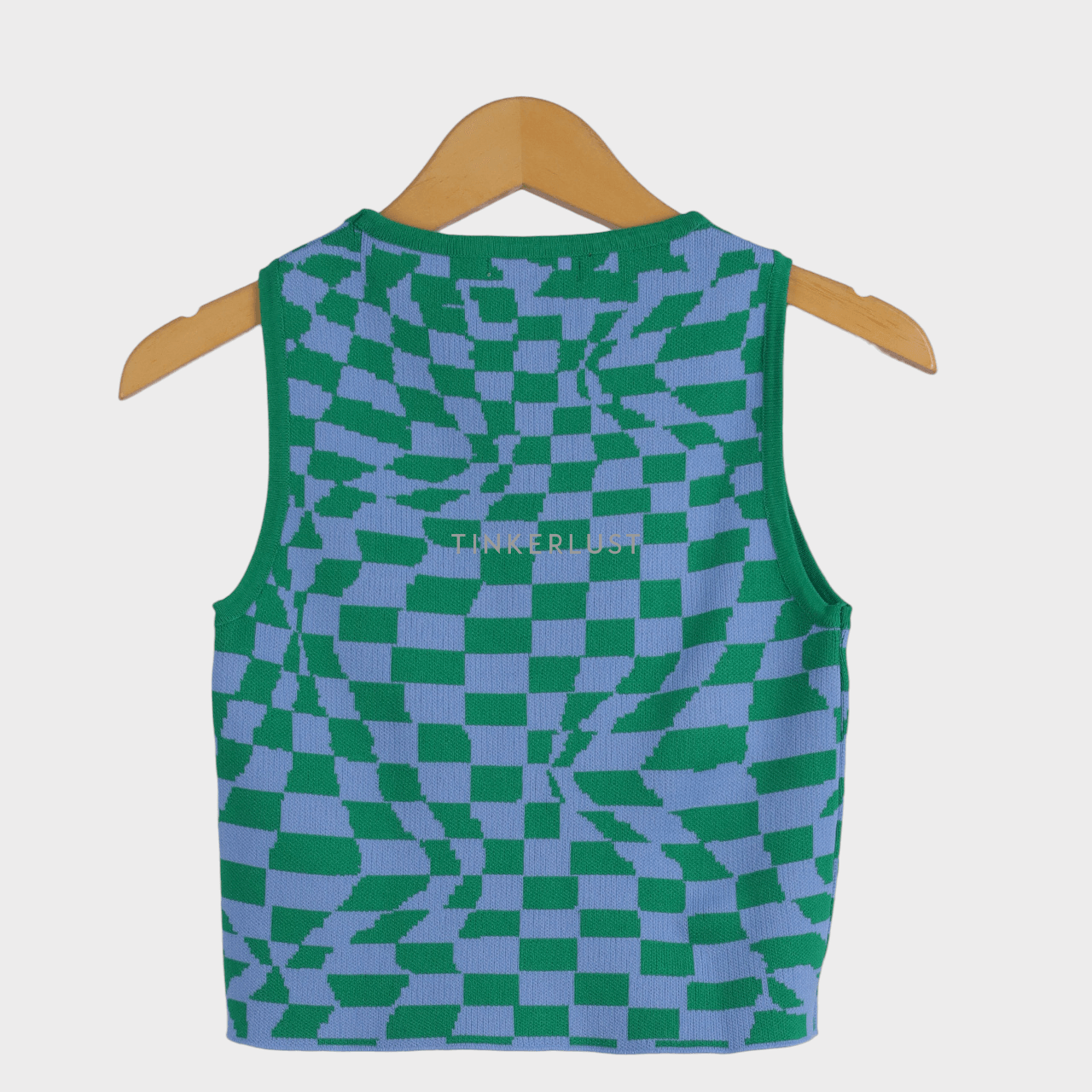 3Mongkis Blue & Green Pattern Sleeveless