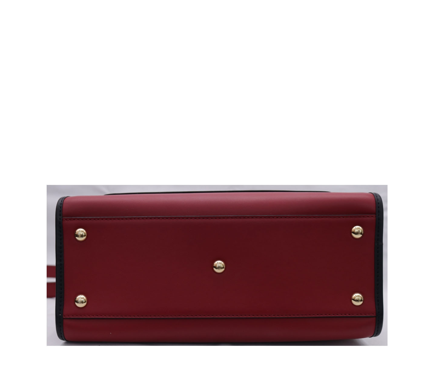 Fendi Red Classic Runaway 2 Way Satchel