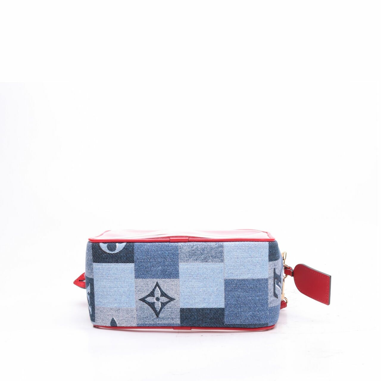 Louis Vuitton Monogram Denim/Red Beach Clear Pouch