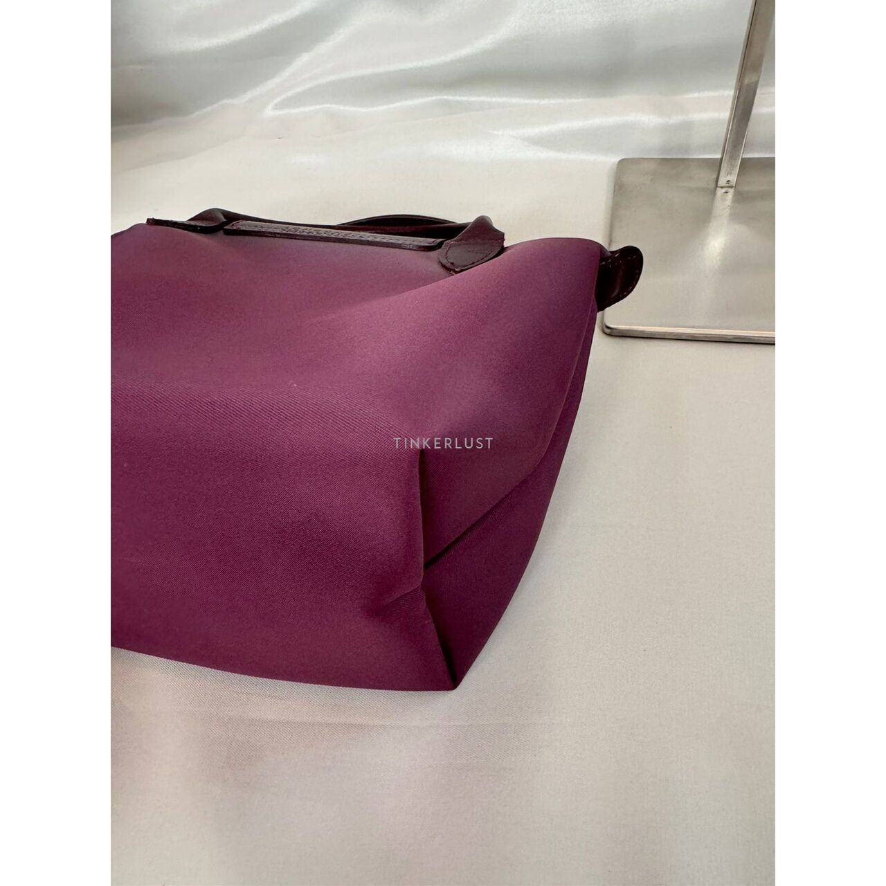 Longchamp Le Pliage Purple Nylon Handbag