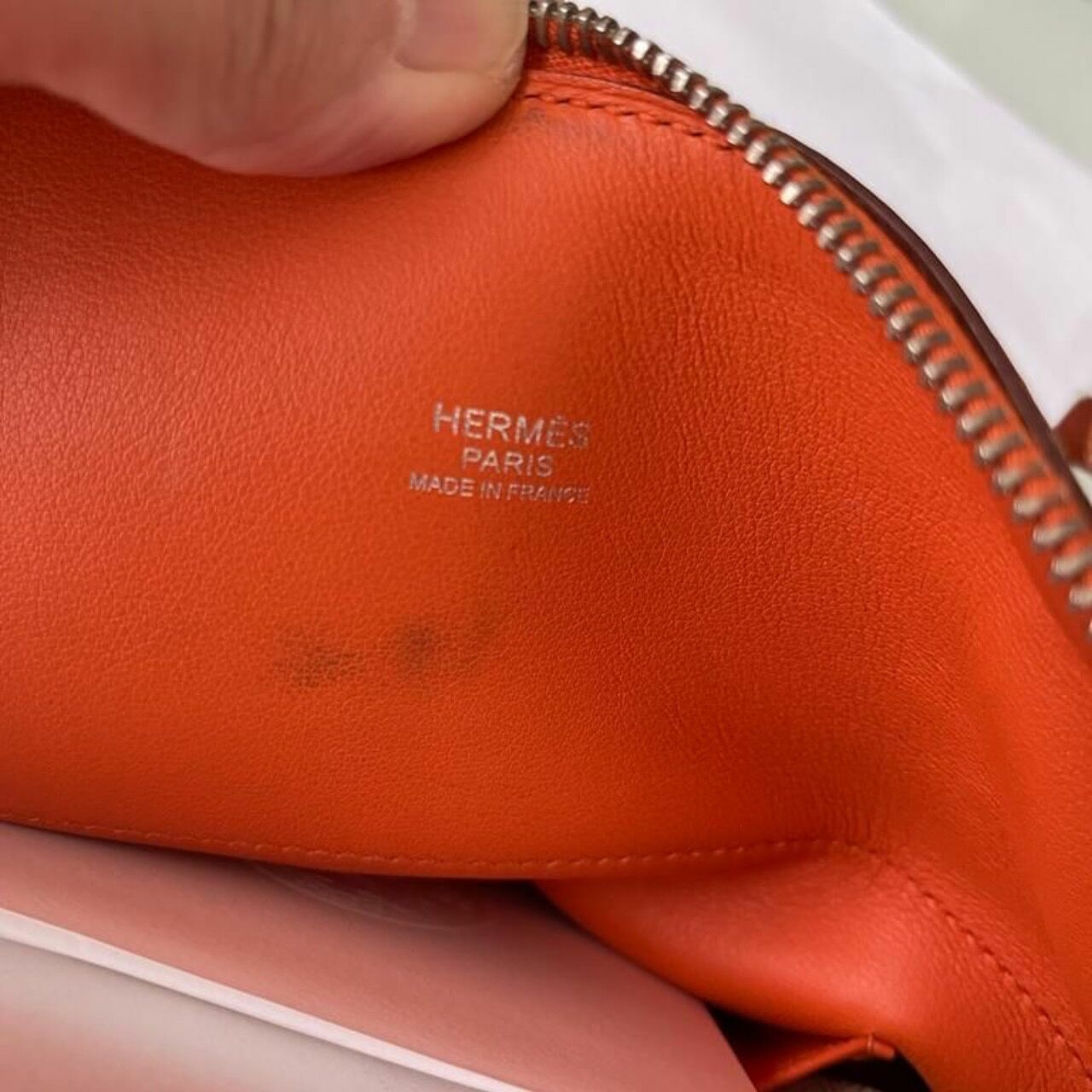 Hermes Orange Bolide 27