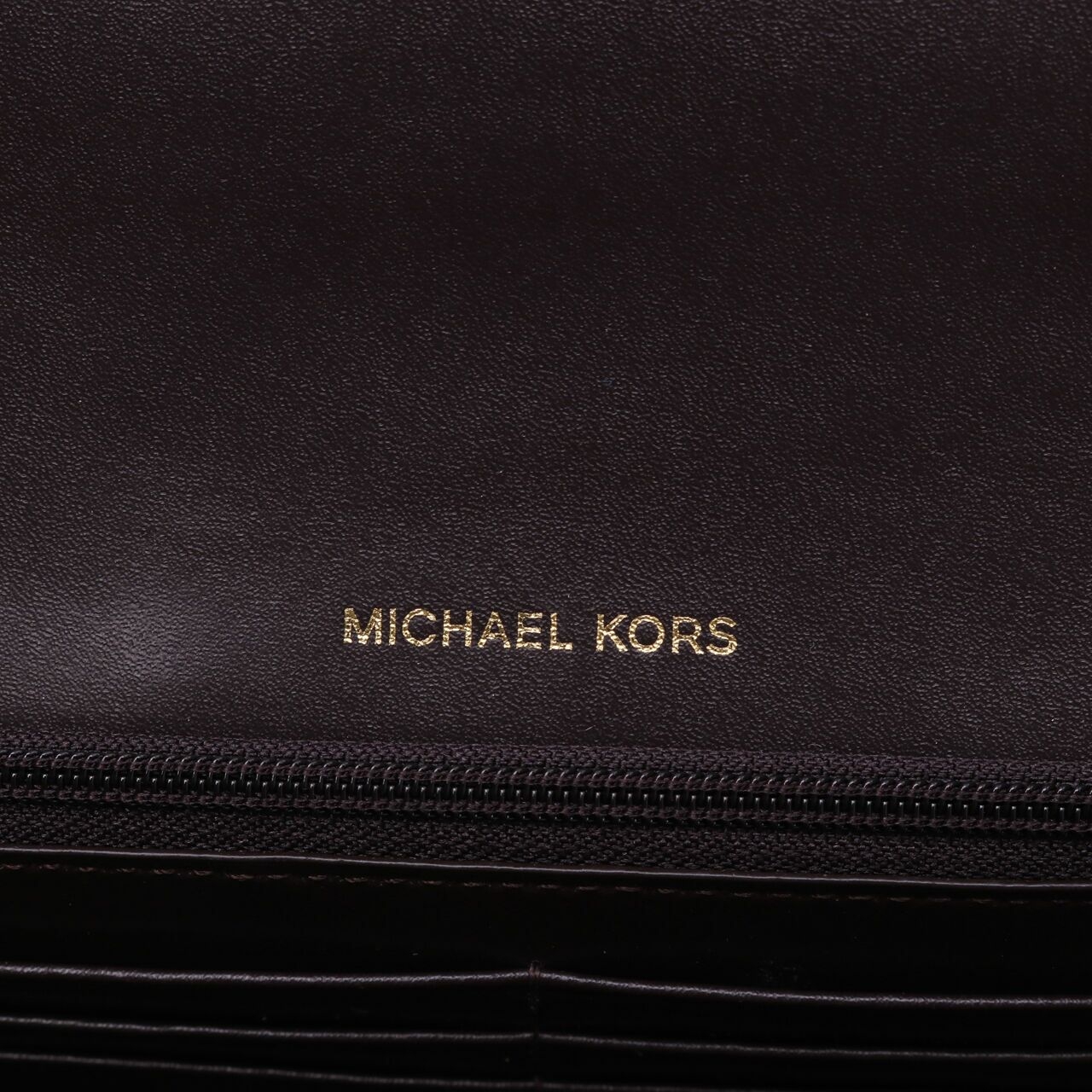 Michael Kors Sloan Wallet on Chain Signature Brown Sling Bag