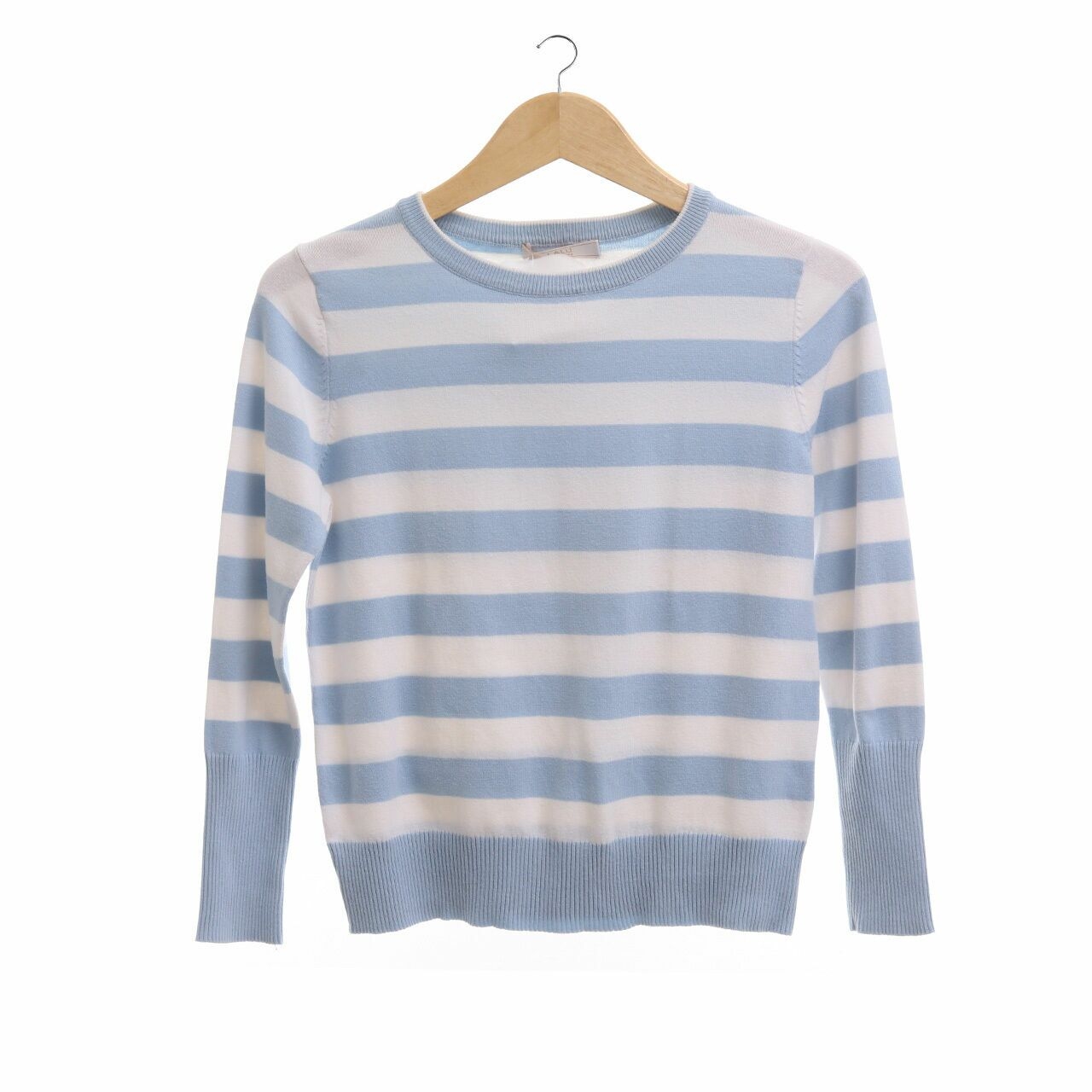 Lalu Blue & White Stripes Sweater