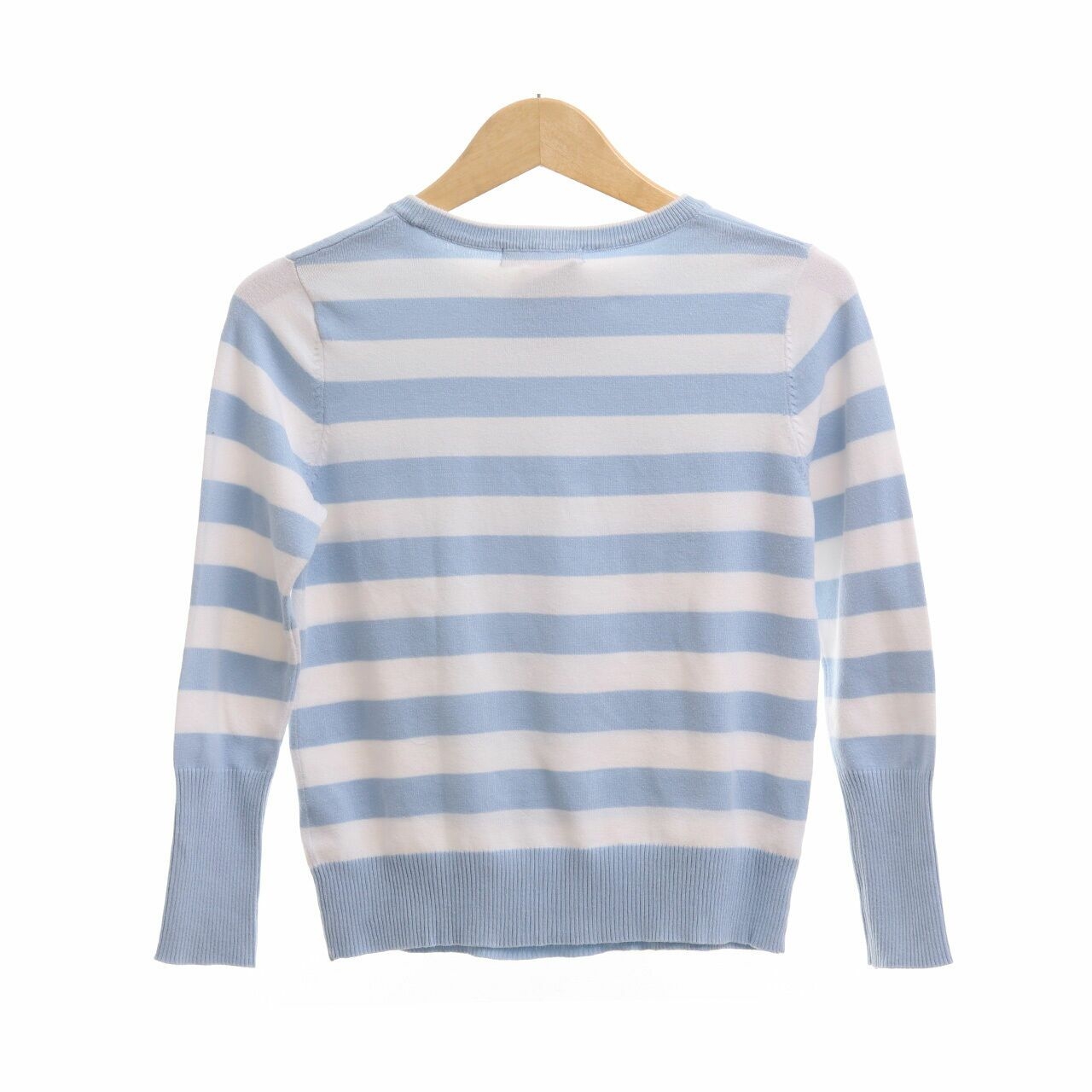 Lalu Blue & White Stripes Sweater