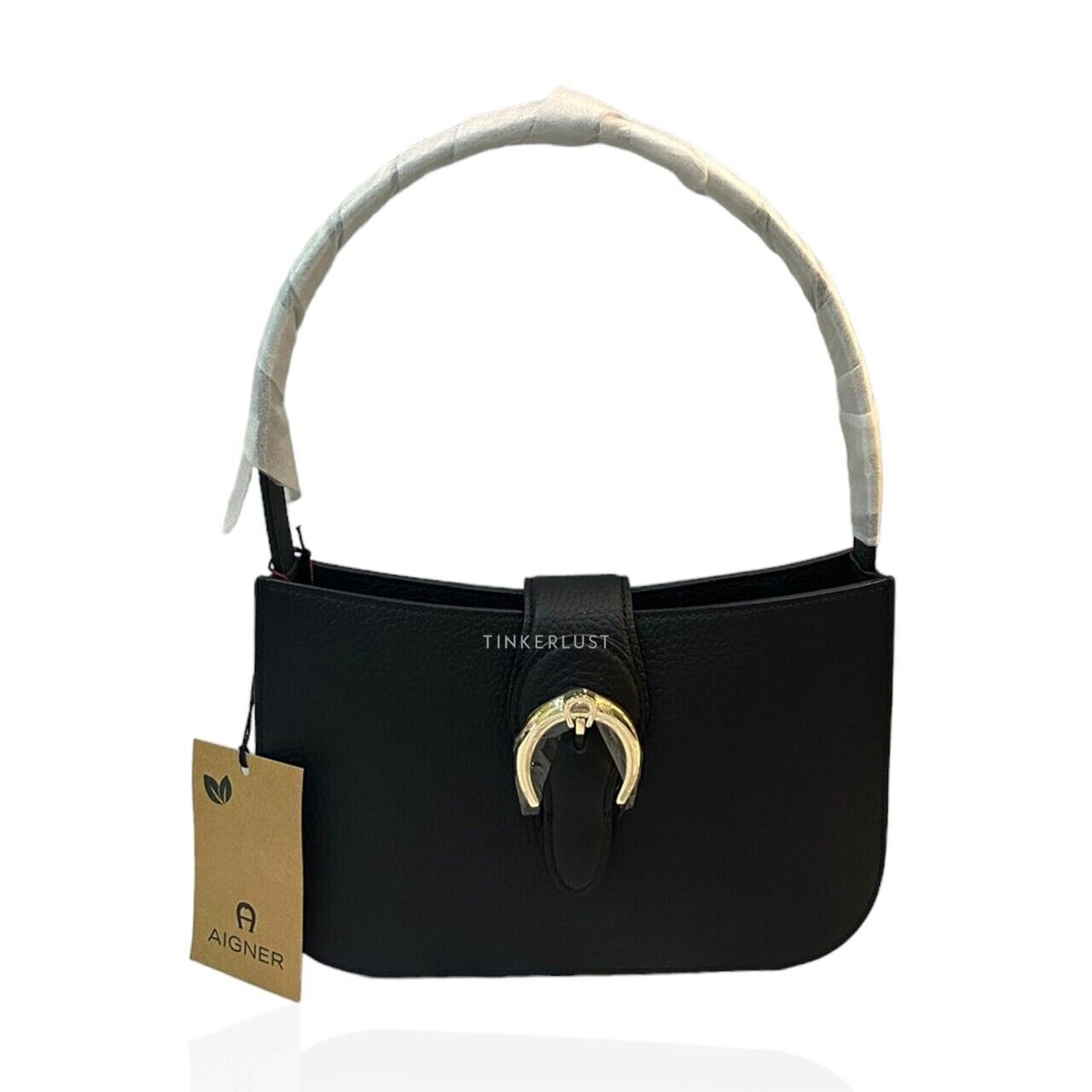 Aigner Ghada Black Pochette Shoulder Bag