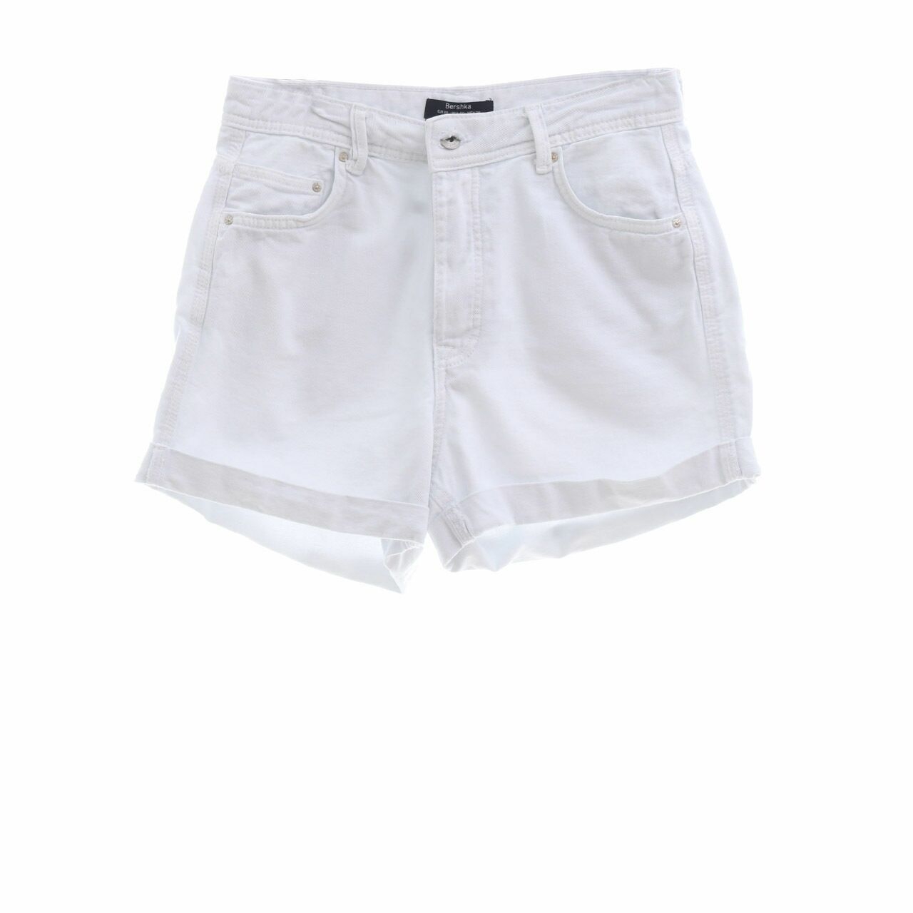 Bershka Off White Short Pants