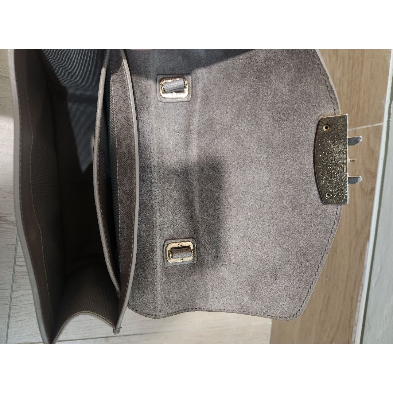 Furla Light Grey Sling Bag