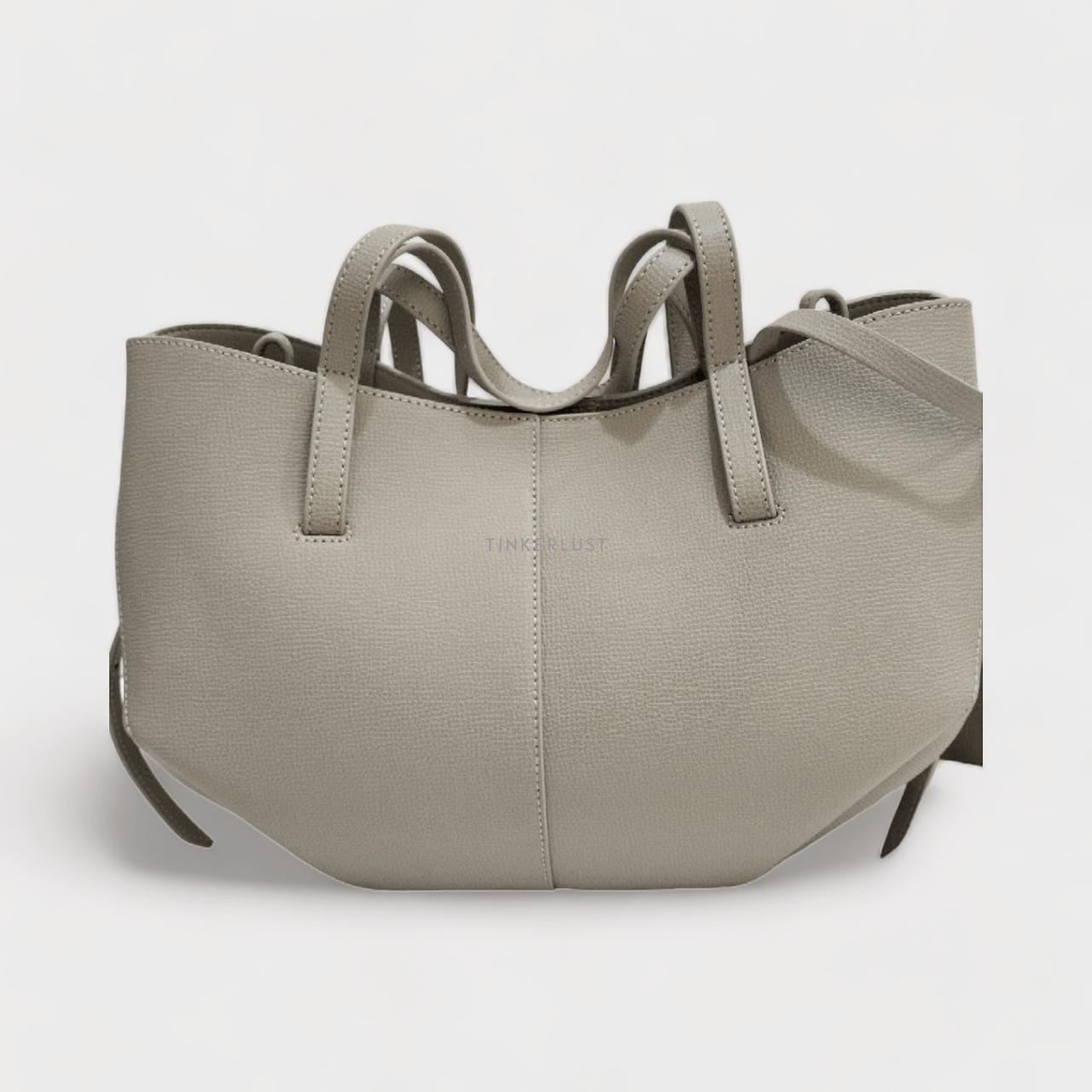 Polene Cyme Mini Taupe Tote Bag