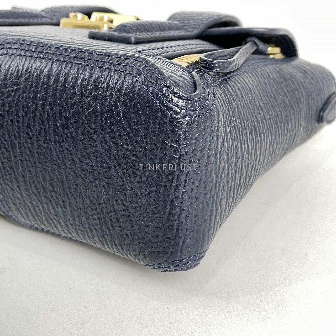 3.1 Phillip Lim Mini Pashli  Navy Satchel Bag 