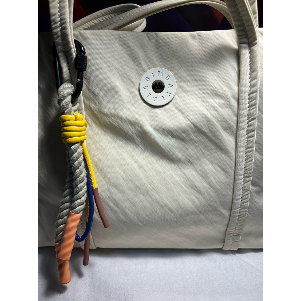 Bimba Y Lola Cream Tote Bag