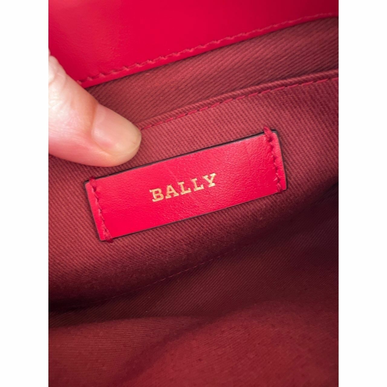 Bally Black & Red Pouch