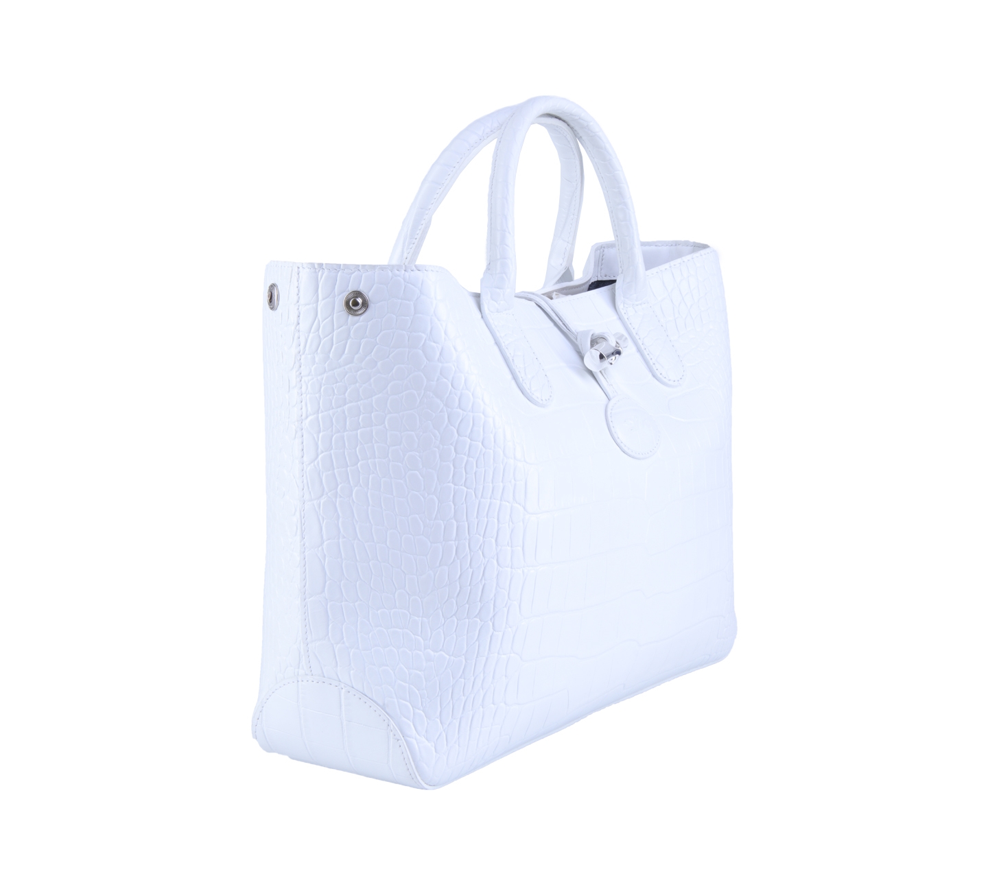 Longchamp White Tote Bag