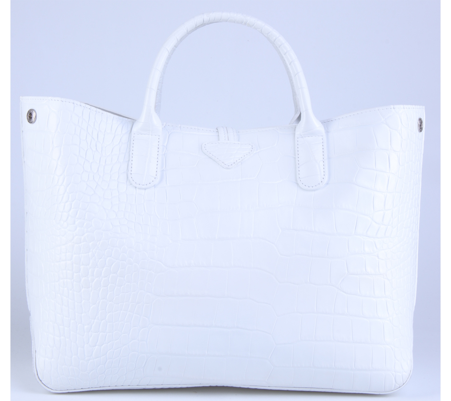 Longchamp White Tote Bag