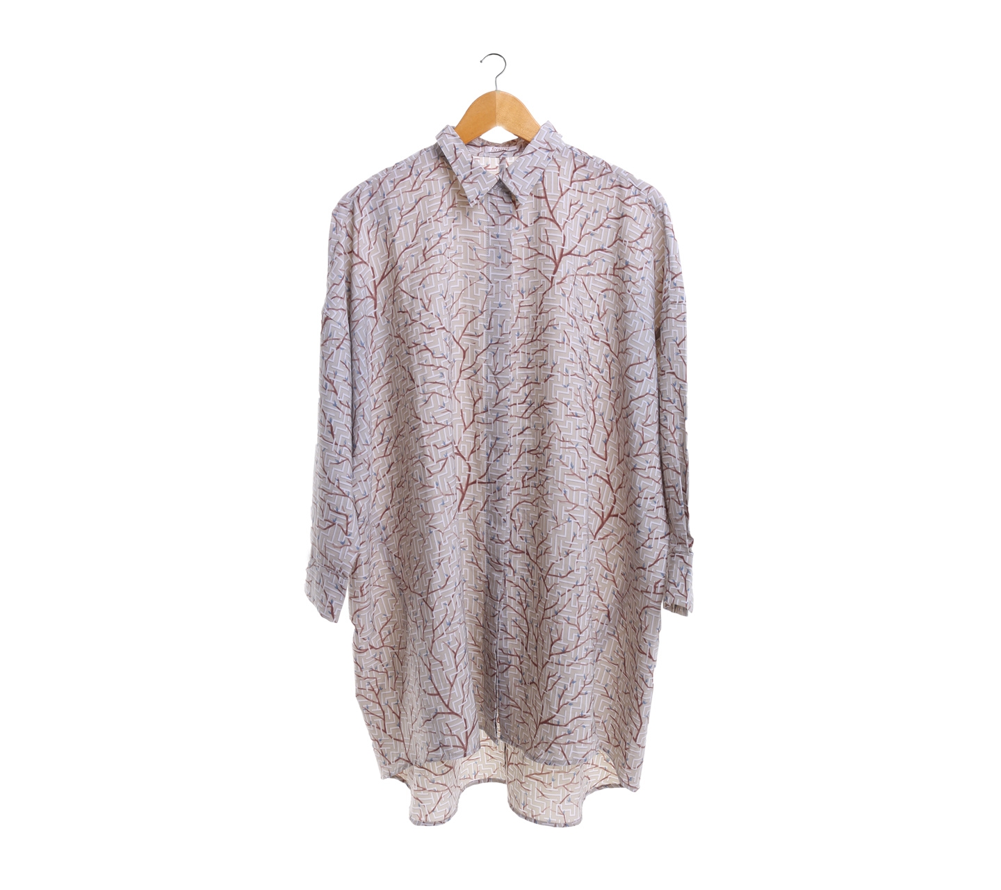 Kami Grey Patterned Shirt