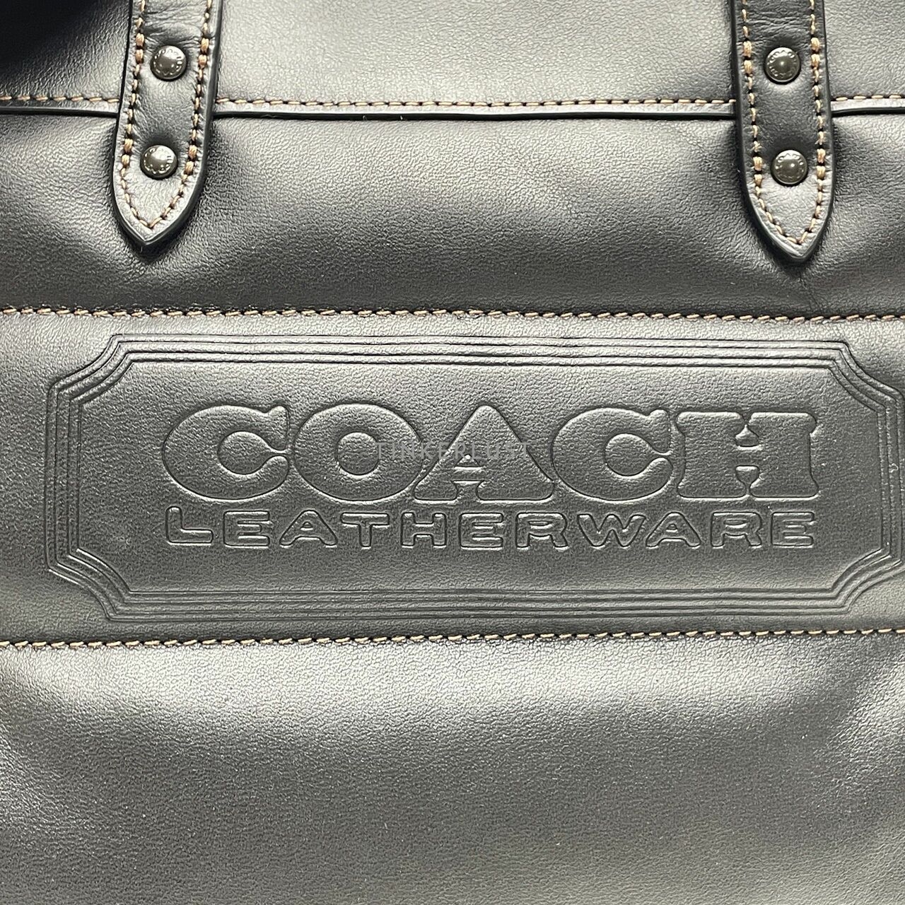 Coach C6958 Quilted Black Field 22 Satchel