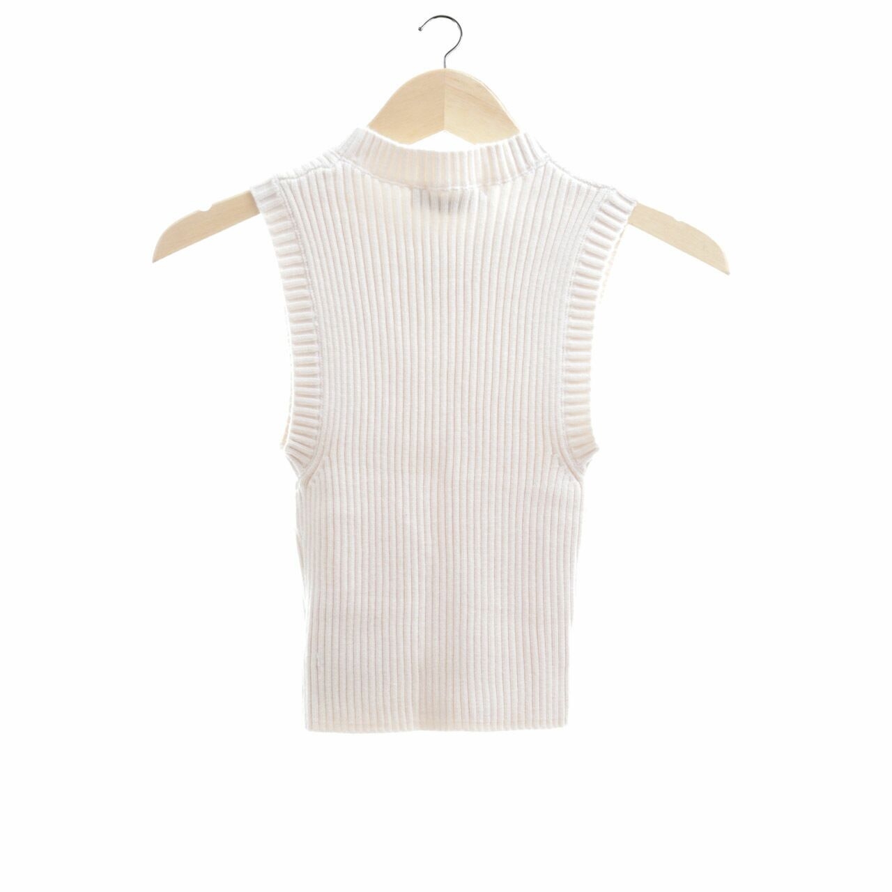 Zara Cream Knit Sleeveless