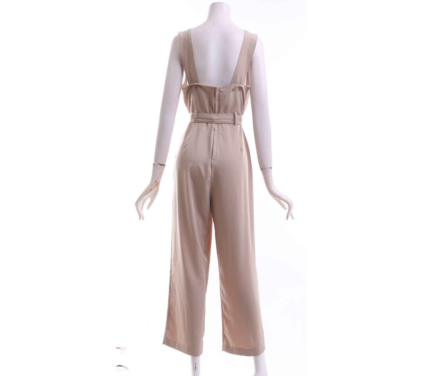 Pomelo. Beige Jumpsuit