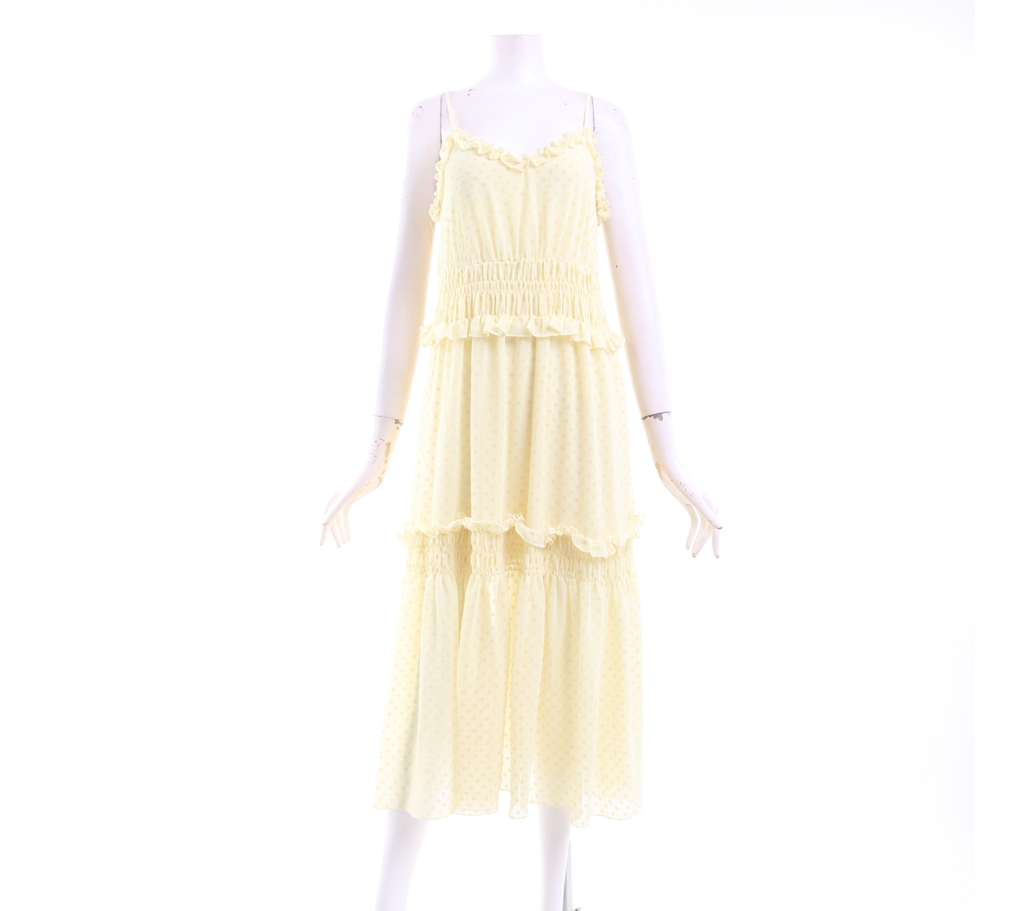 Private Collection Yellow Midi Dress	