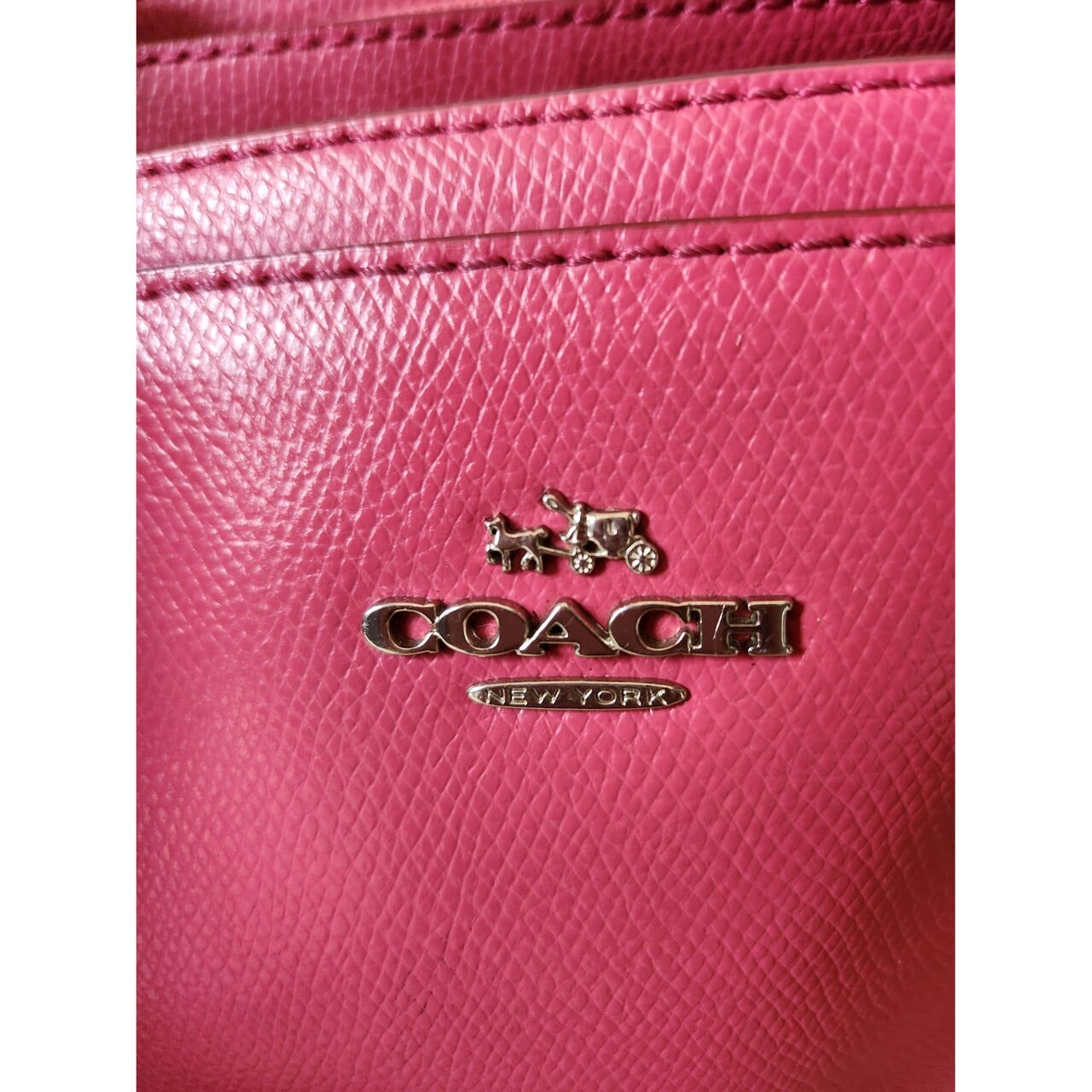 Coach Dark Pink Tote Bag