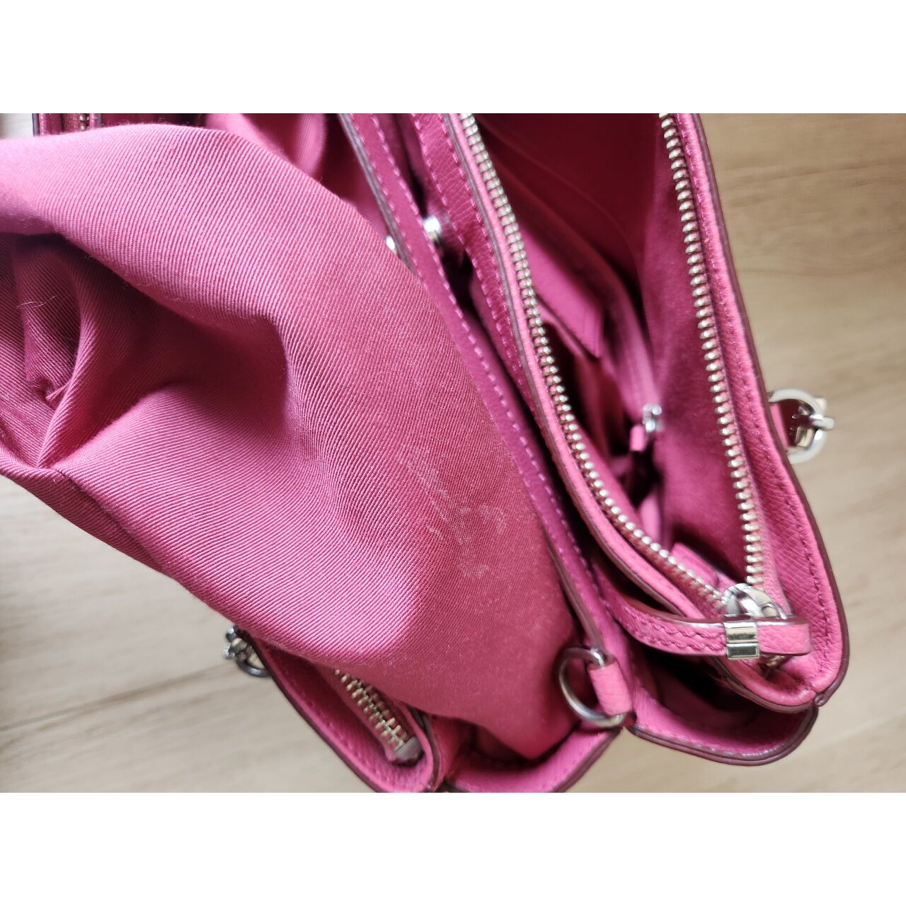 Coach Dark Pink Tote Bag