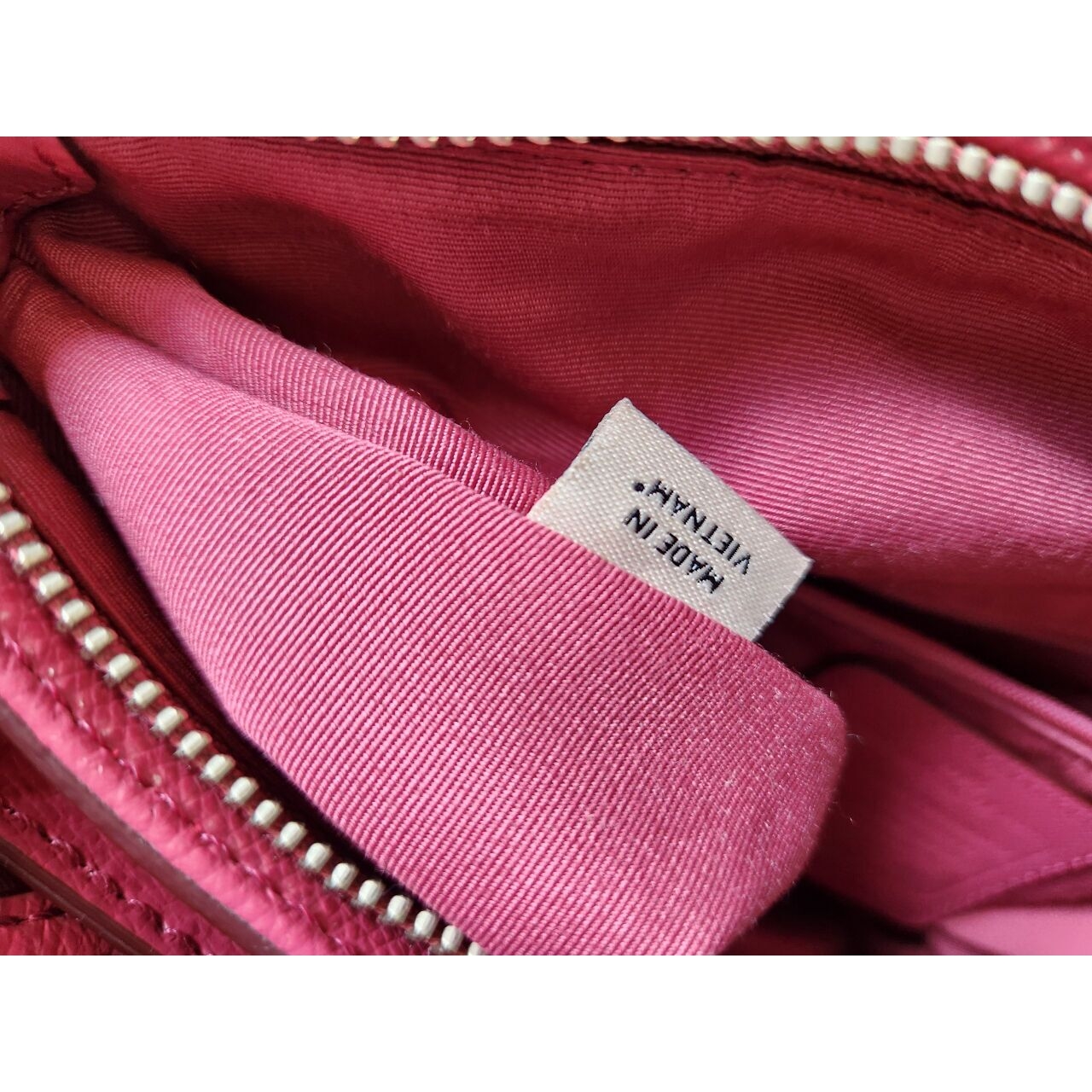 Coach Dark Pink Tote Bag