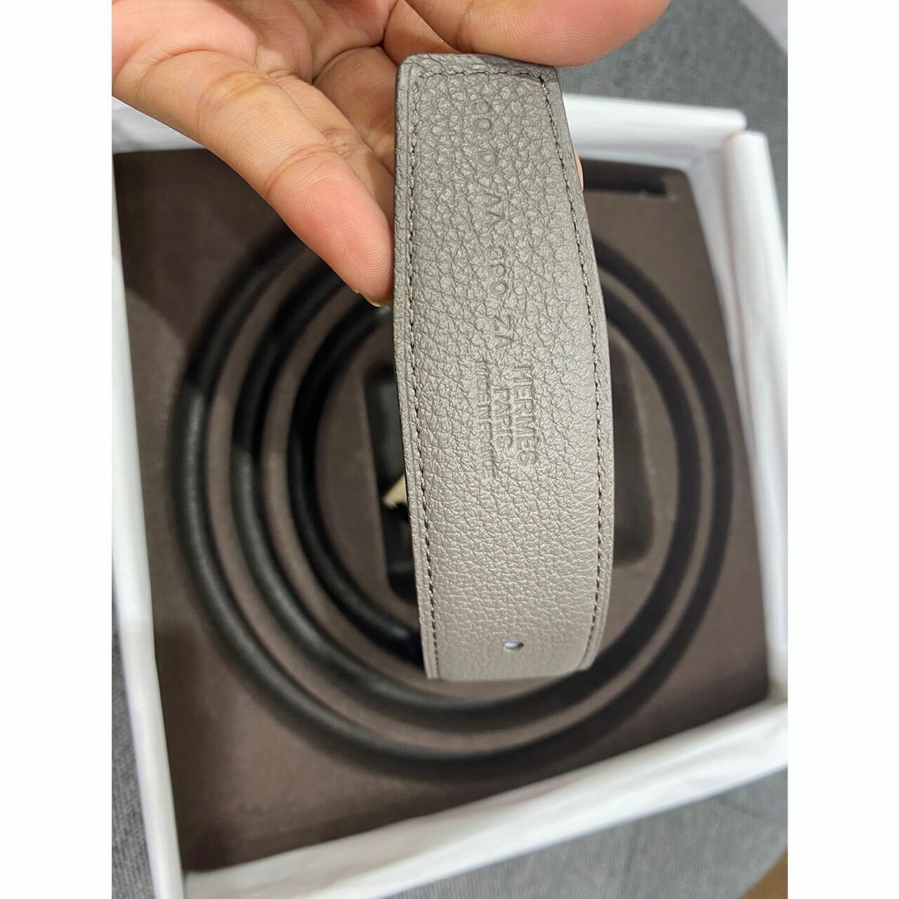 Hermes Reversible Belt SHW	