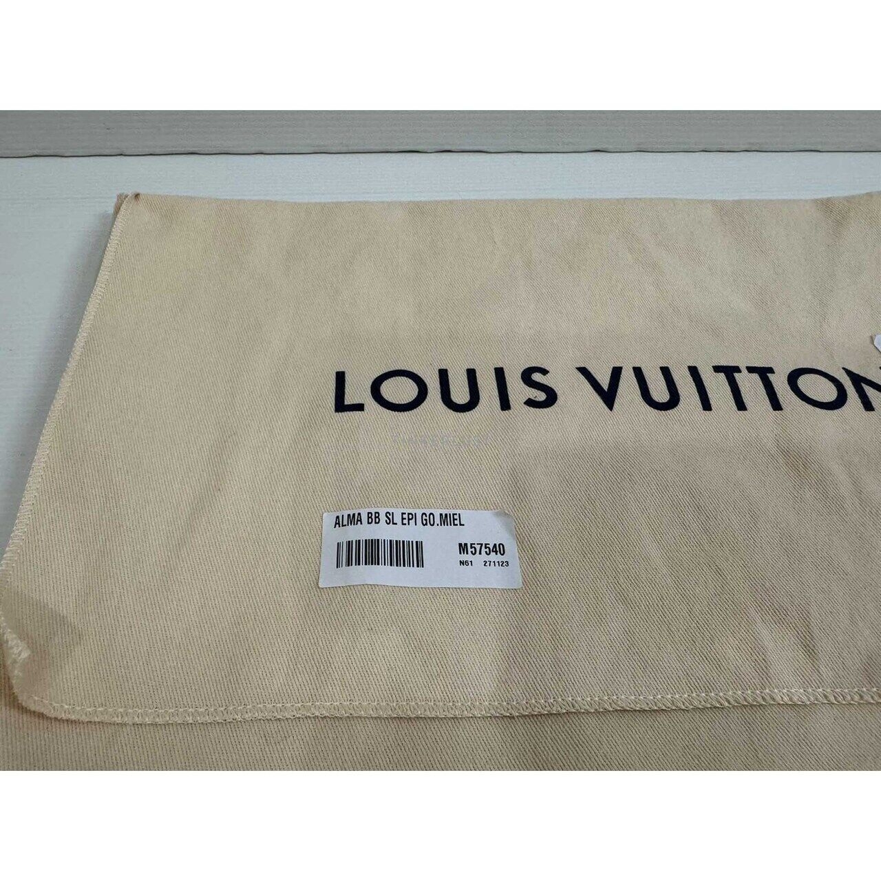 Louis Vuitton Alma BB Miel Epi Leather SHW Satchel Bag