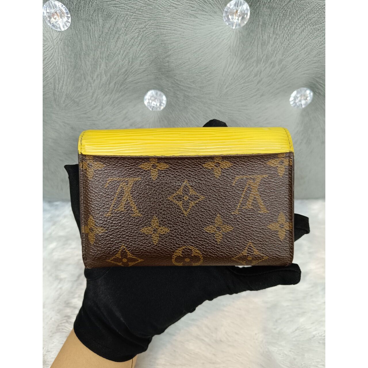 Louis Vuitton Marie Lou Trifold Pistache Monogram 2014 Wallet 