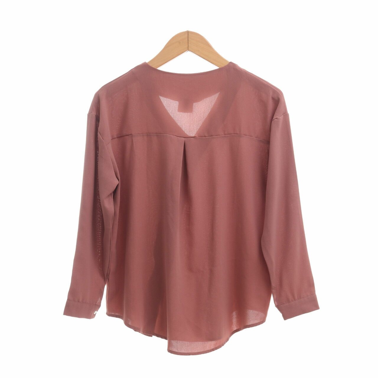 This is April Salmon Blouse