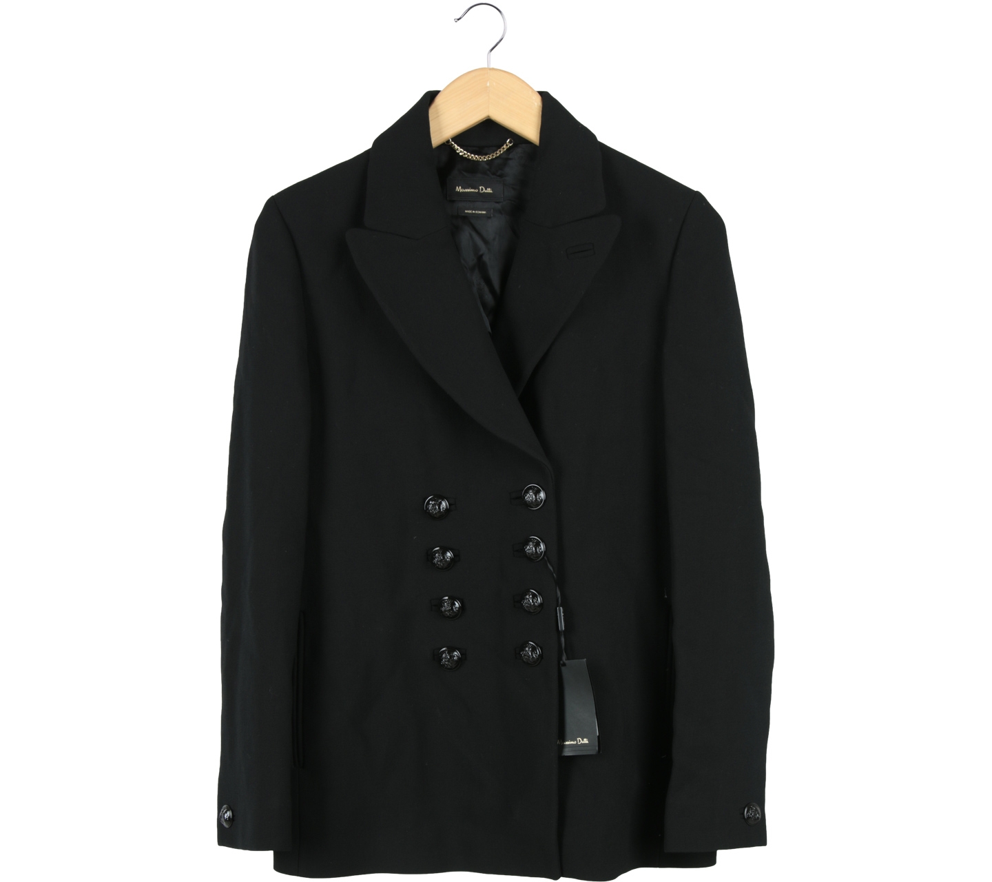 Massimo Dutti Black Coat