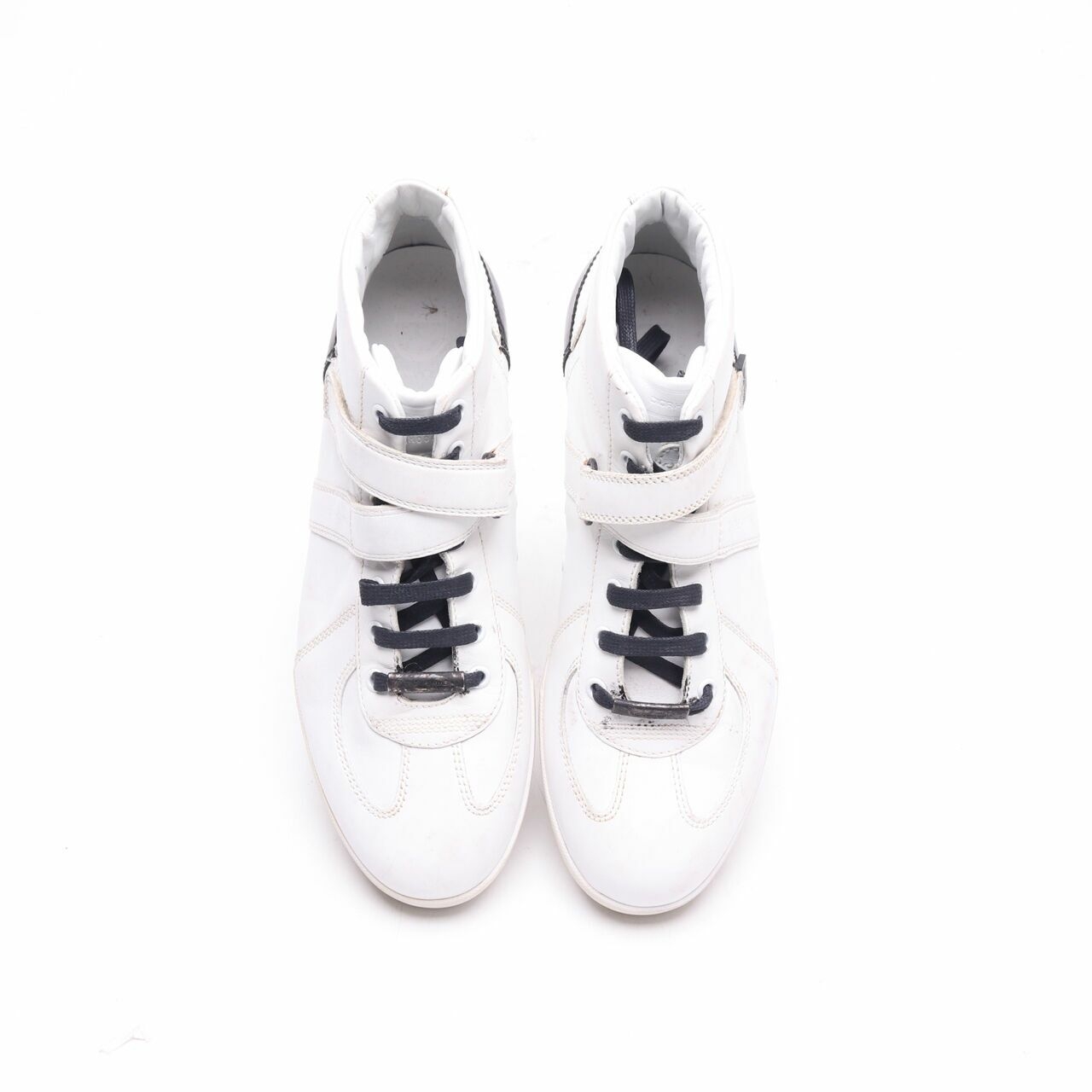 Christian Dior White Mid-Top Sneakers