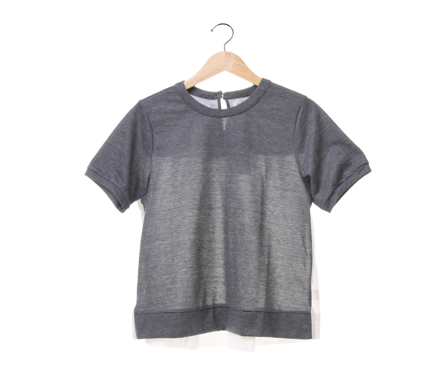 Cotton Ink Grey & White Blouse