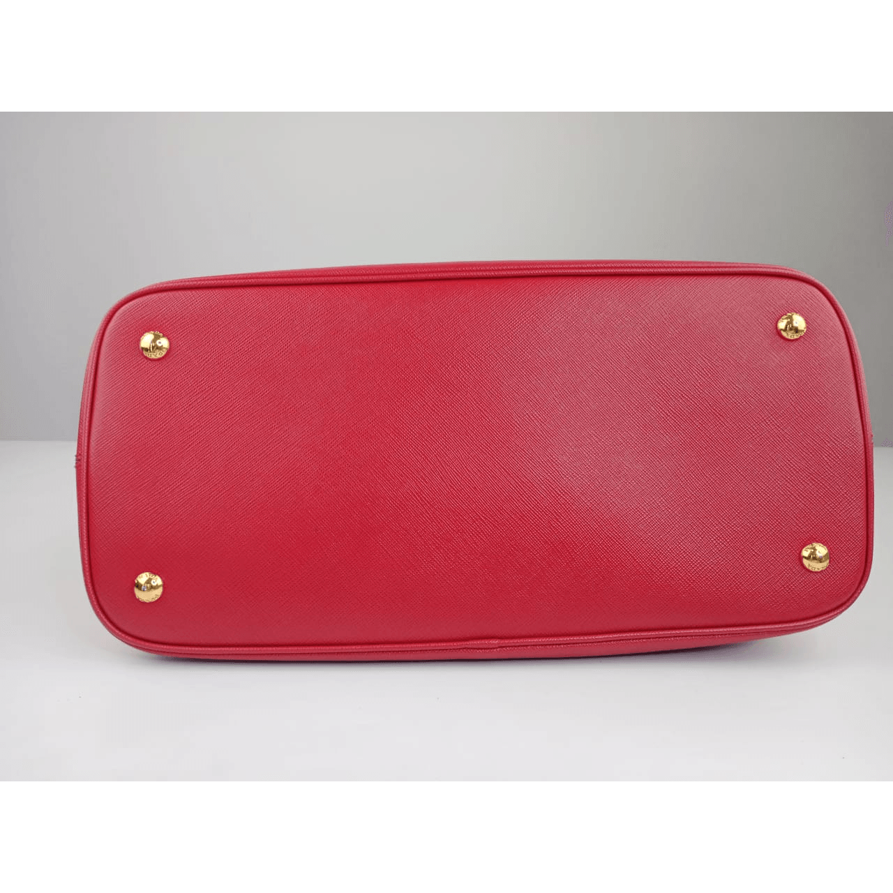 Prada Alma Saffiano Red GHW Handbag