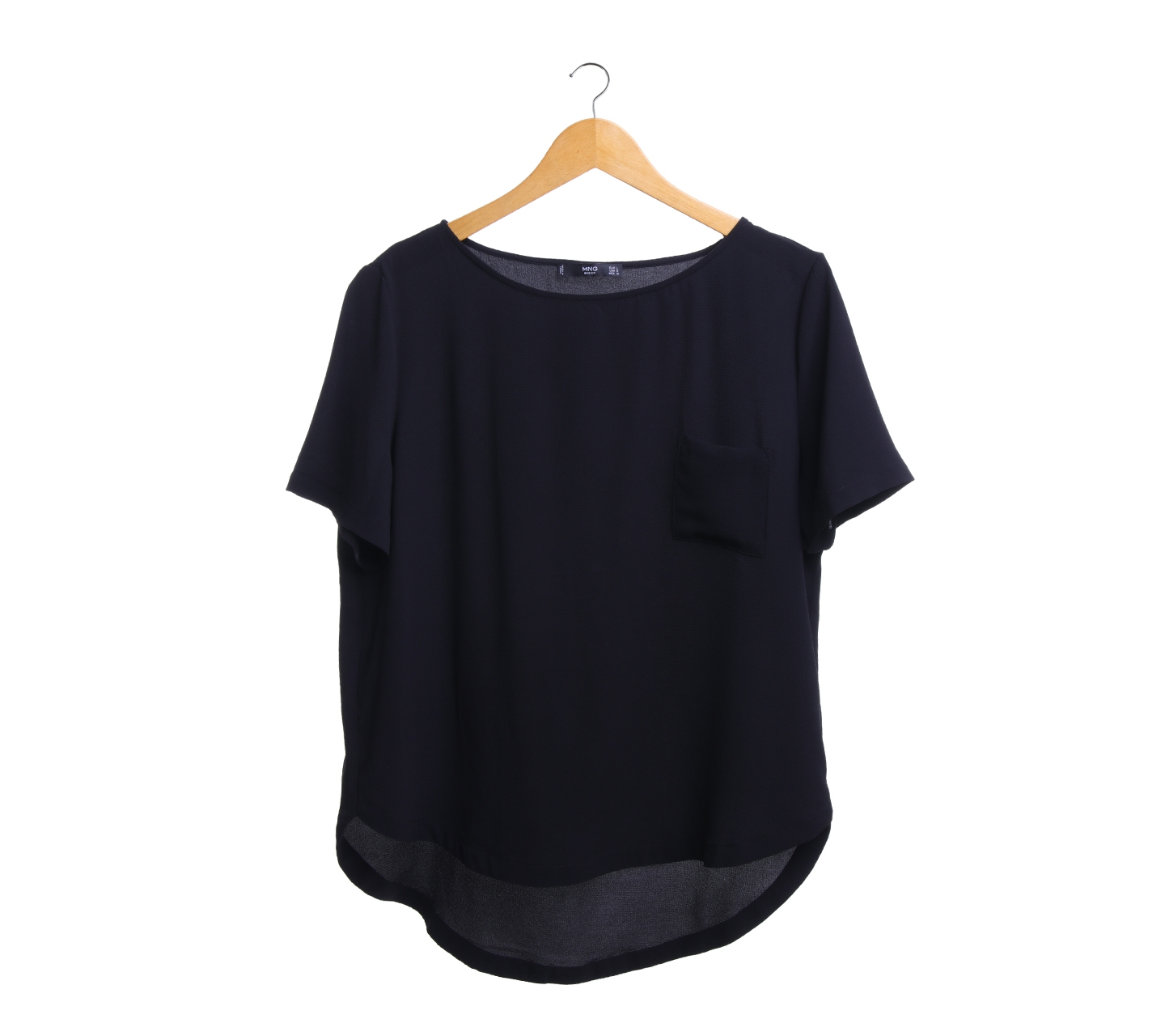 Mango Black Blouse