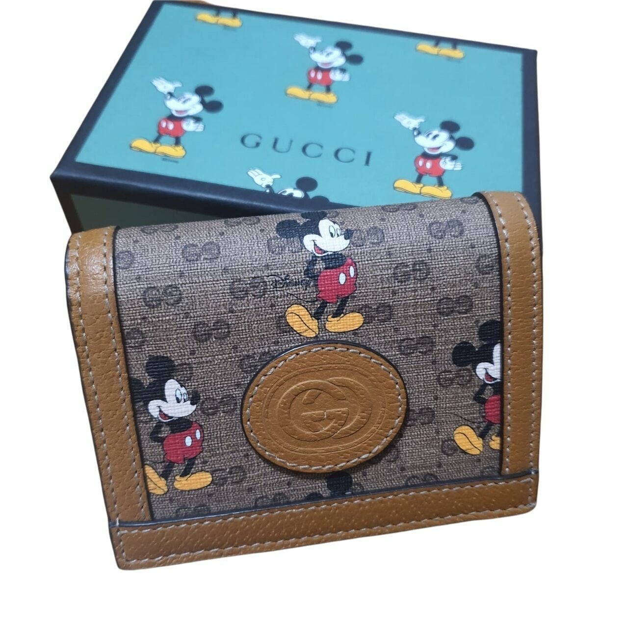 Gucci x Disney GG Mongram Card Holder Wallet