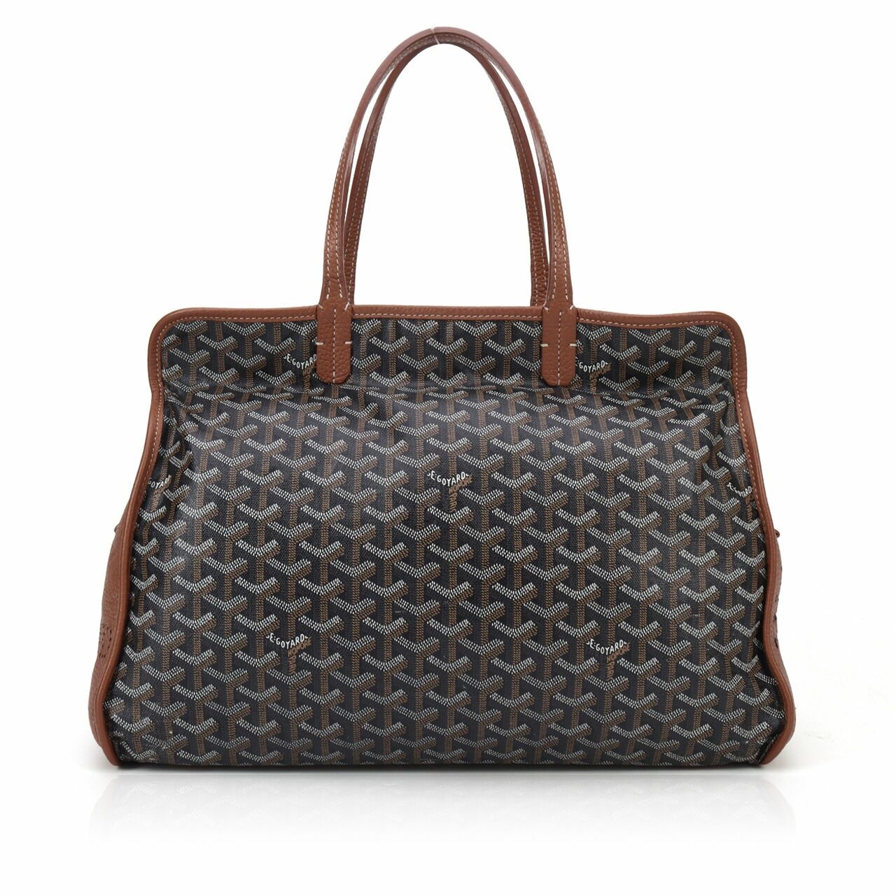 Goyard Sac Brown & Black Hardy Shoulder Bag