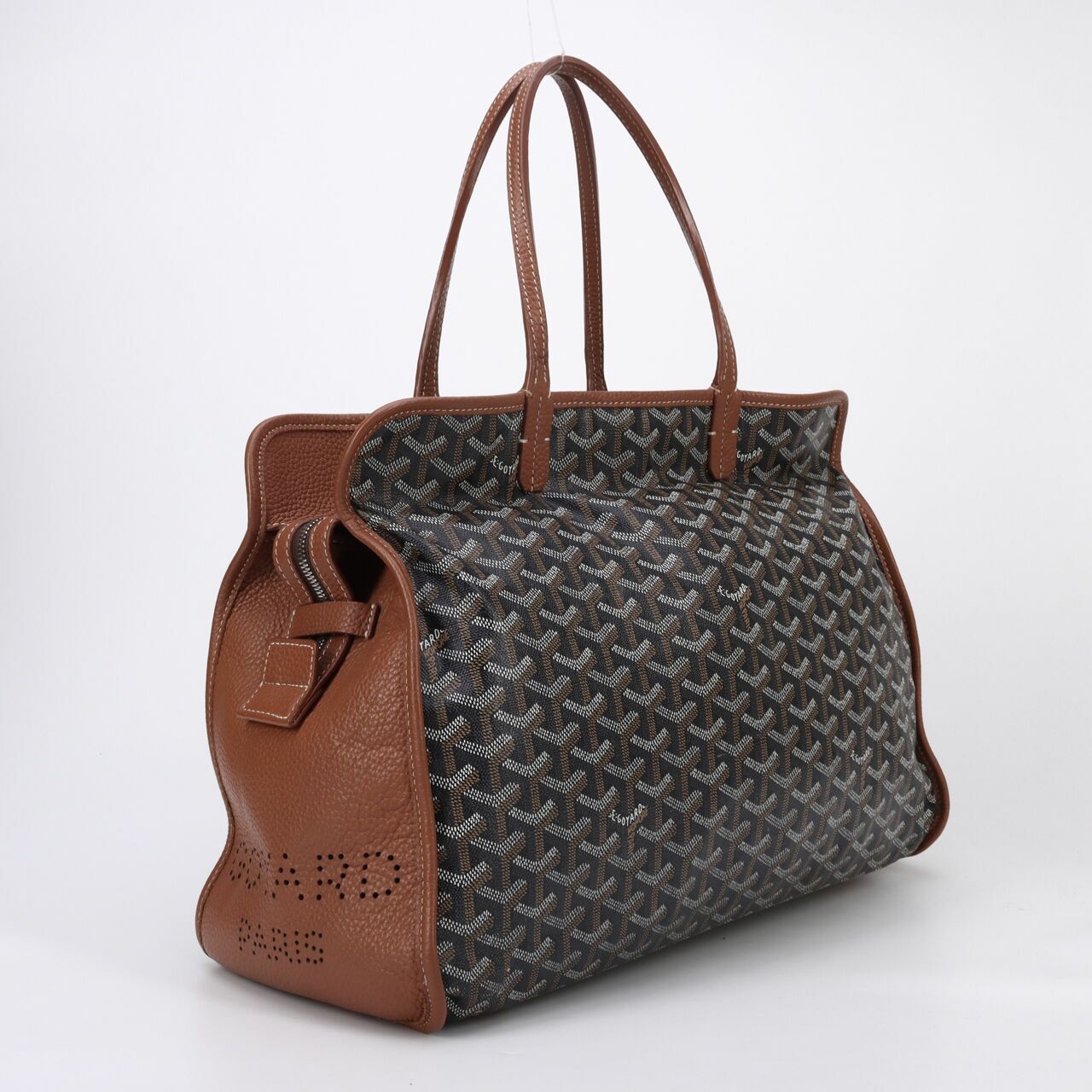 Goyard Sac Brown & Black Hardy Shoulder Bag