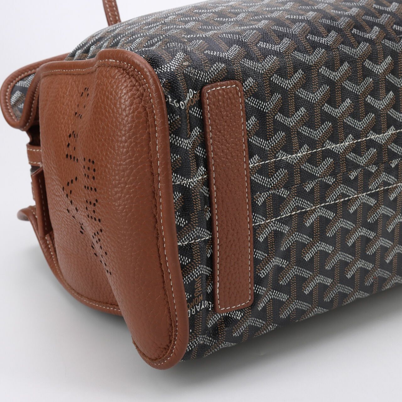 Goyard Sac Brown & Black Hardy Shoulder Bag