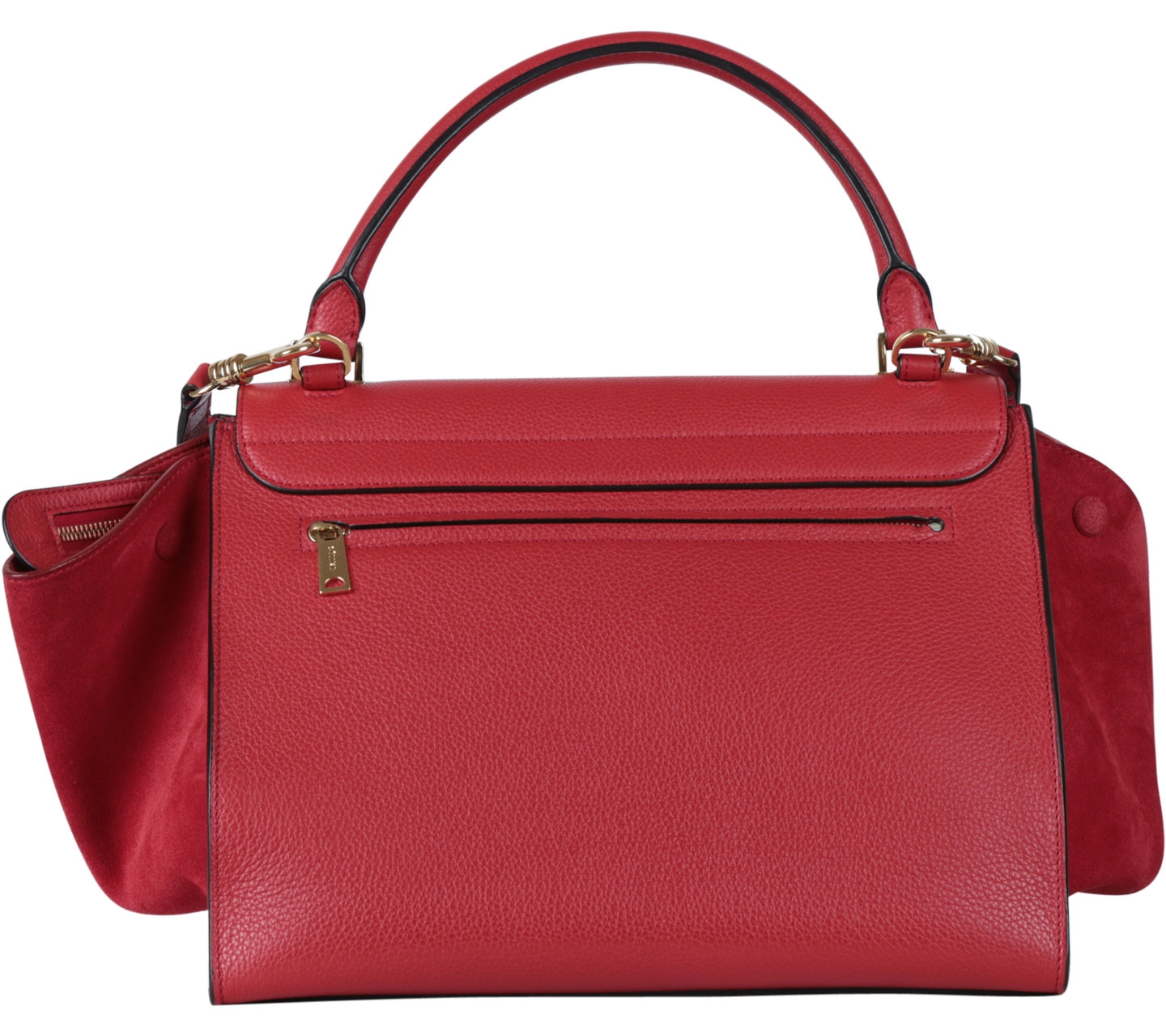 Celine Red Trapeze Sling Bag