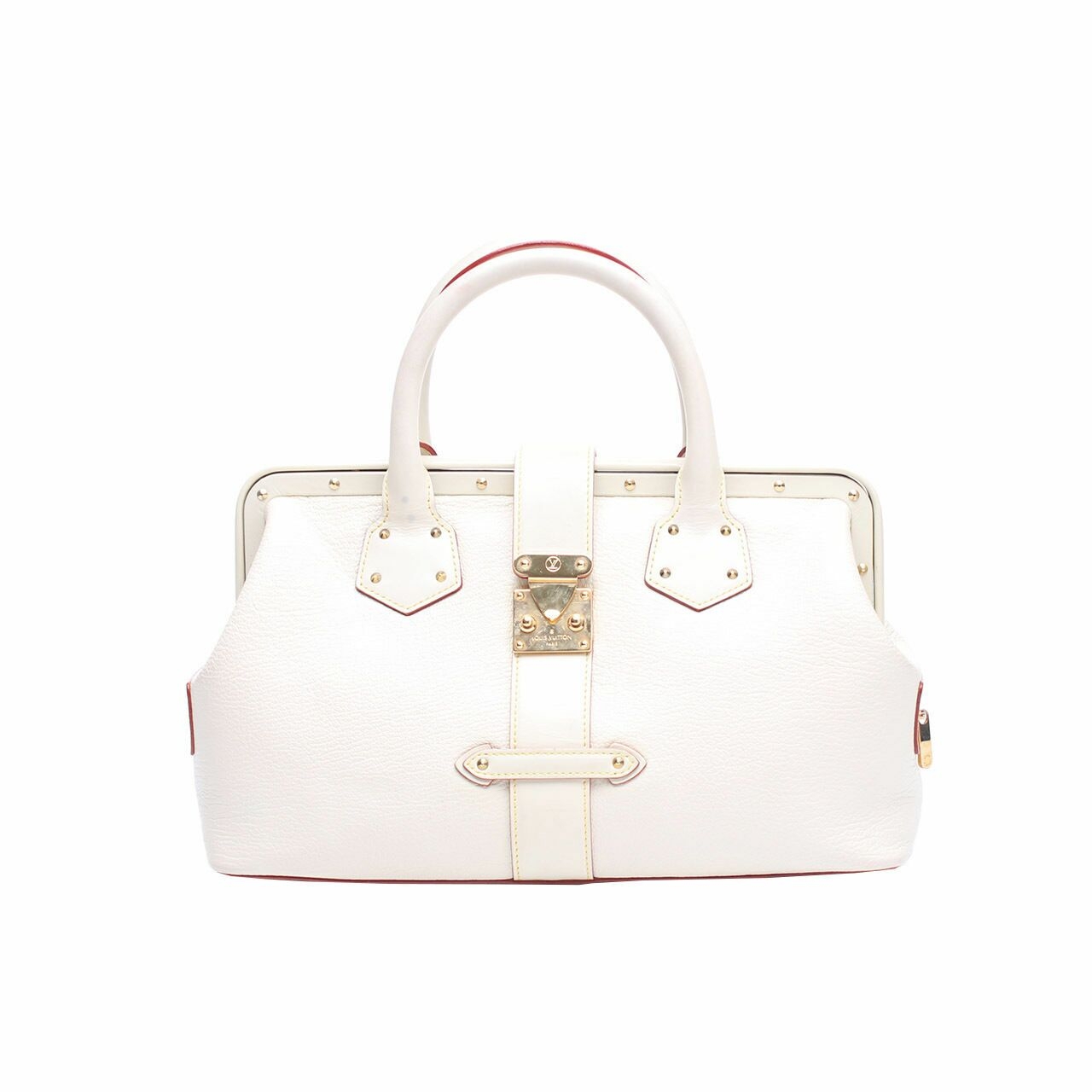 Louis Vuitton L'Ingenieux PM Off White Suhali Leather Hand Bag