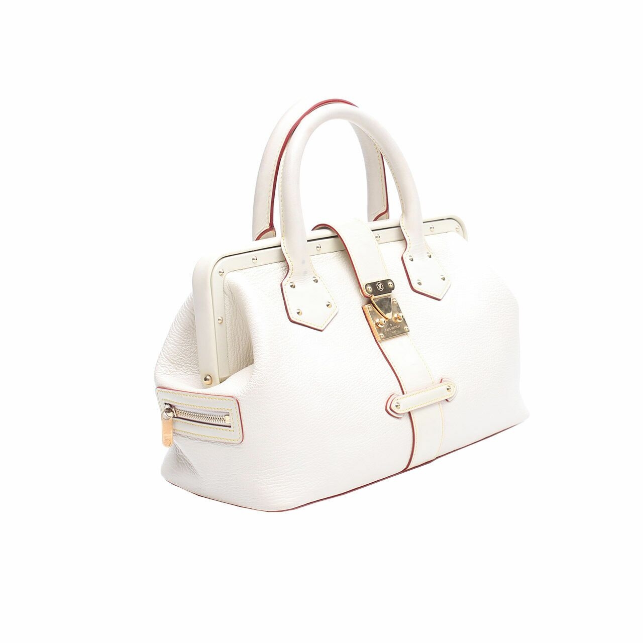 Louis Vuitton L'Ingenieux PM Off White Suhali Leather Hand Bag